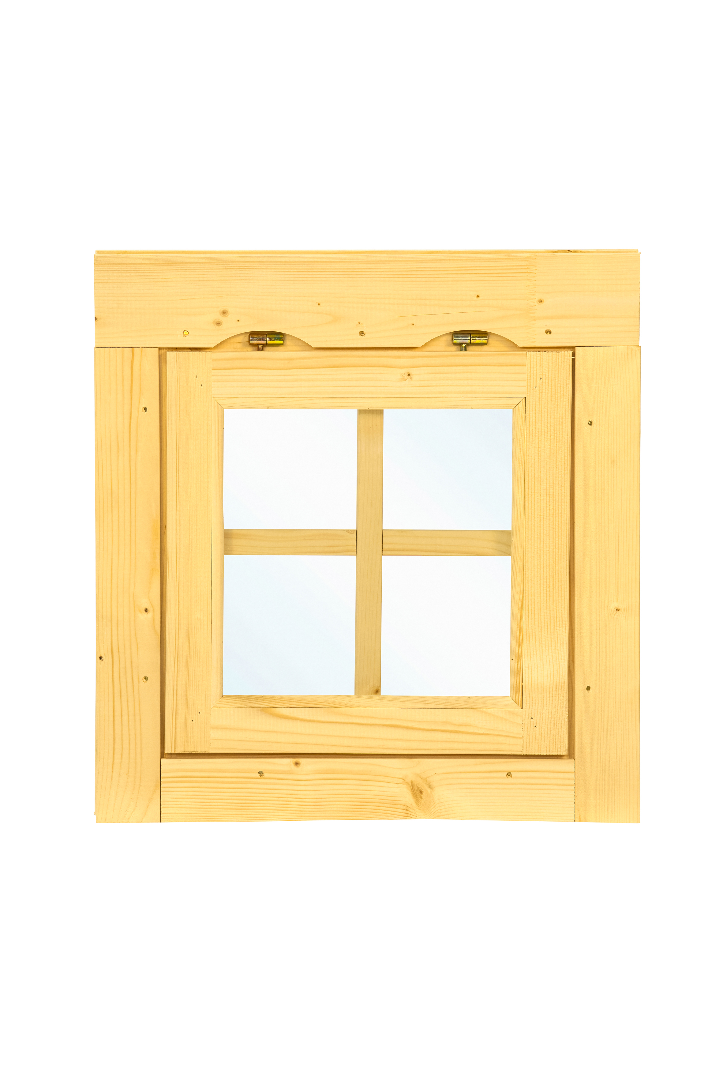 Uitzetraam enkel W4 vuren 57 x 57 cm | honinggeel geïmpregneerd