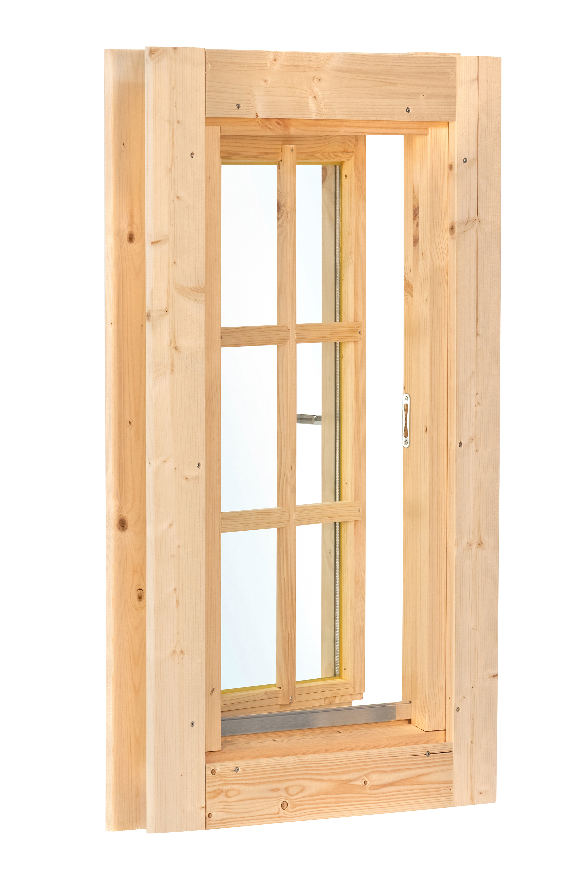 Draai- /kiepraam enkel L5.2 vuren 52.6x108.5cm