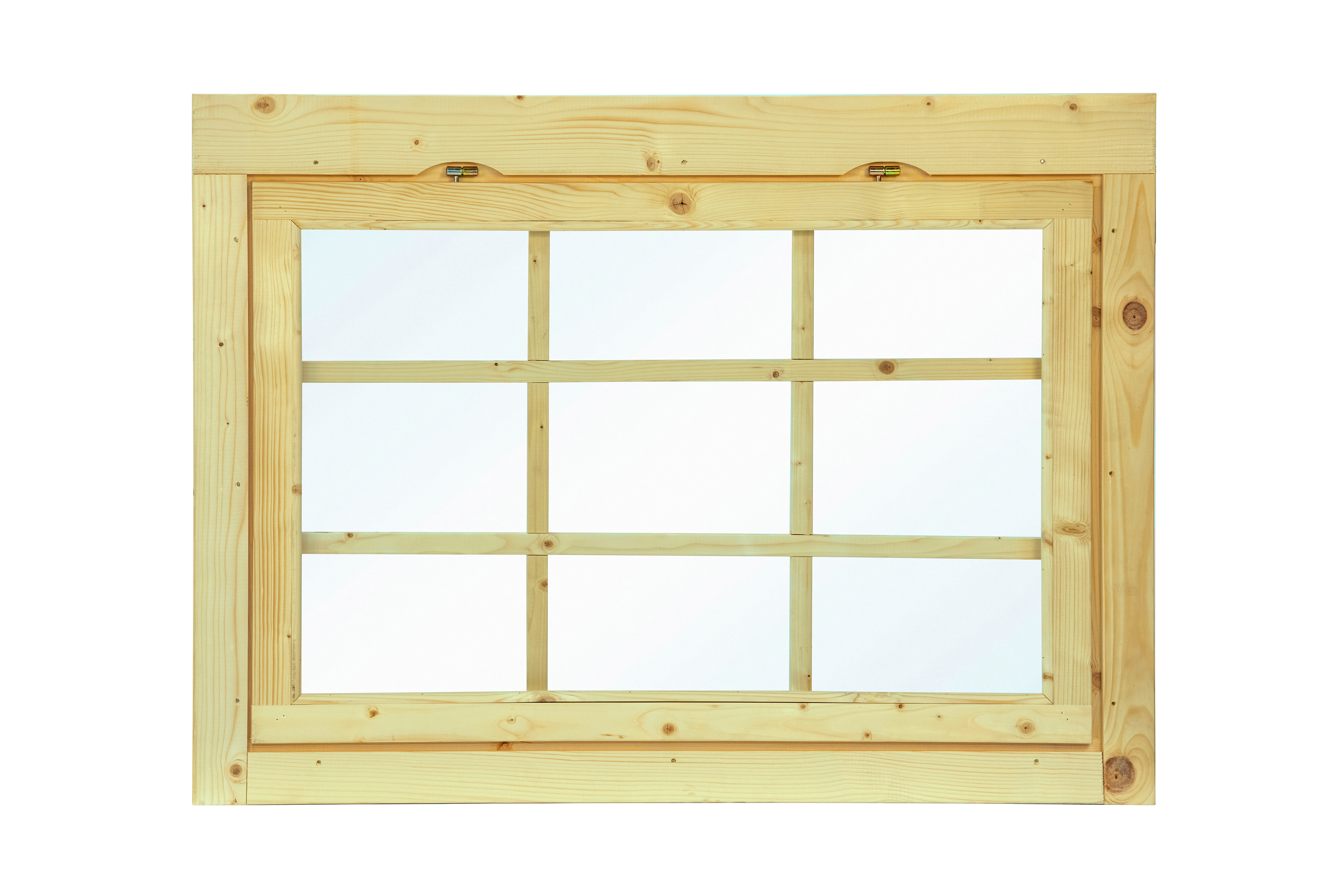 Uitzetraam enkel W2 vuren 119,5 x 87 cm | groen geïmpregneerd
