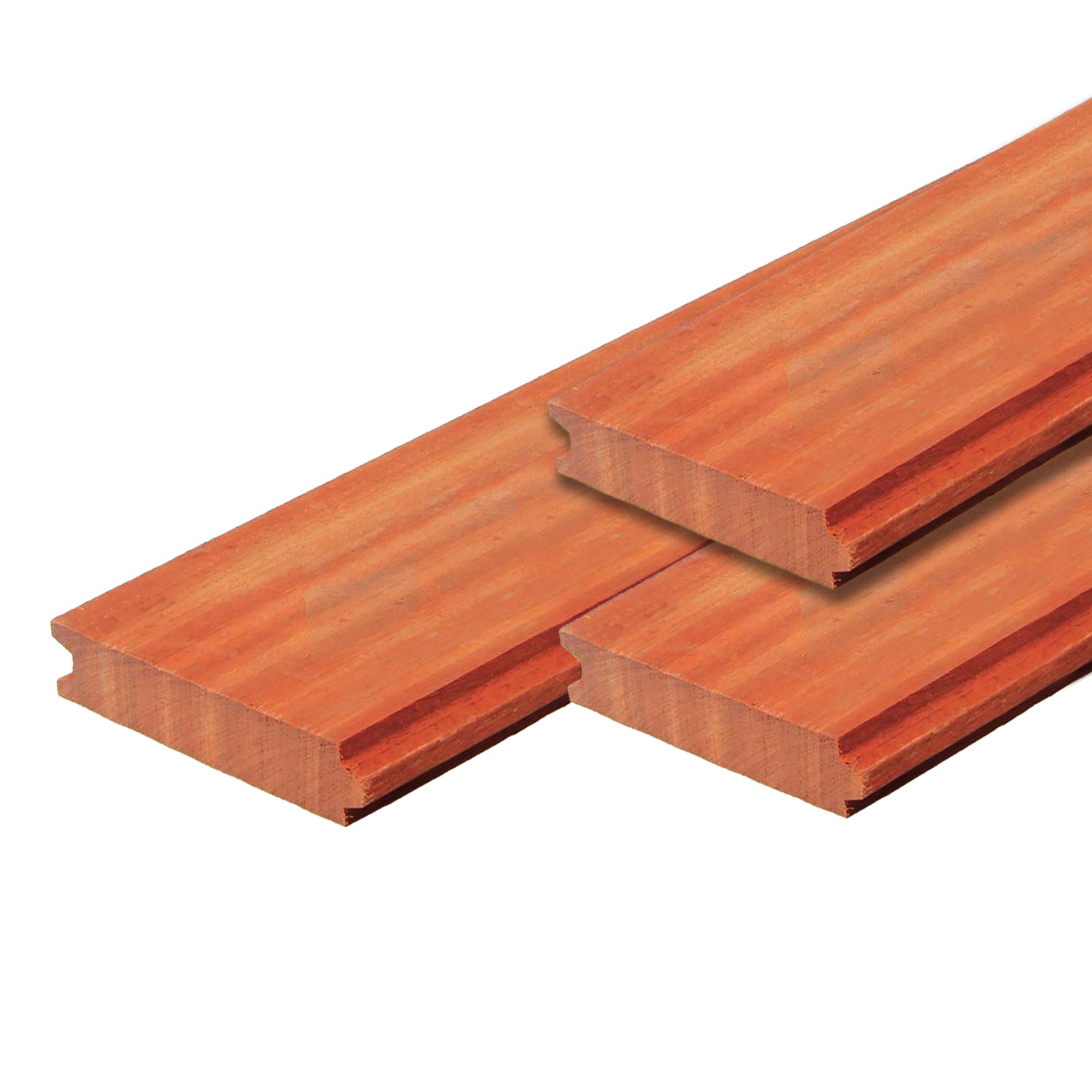 Angelim Vermelho Spundwand 3,0 x 18,5 x 200 cm gehobelt