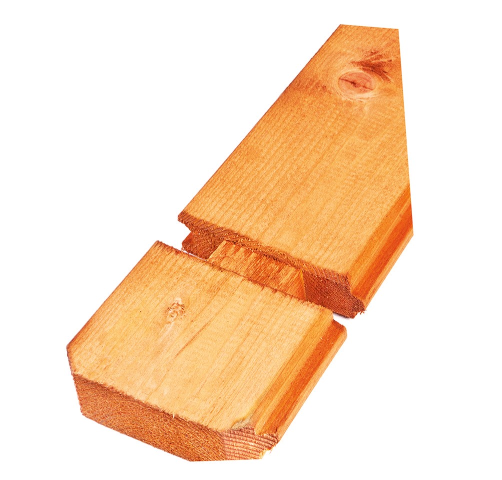 Blockbohle Profilholz, 44 mm p/m Fichte KDI Red Class Wood