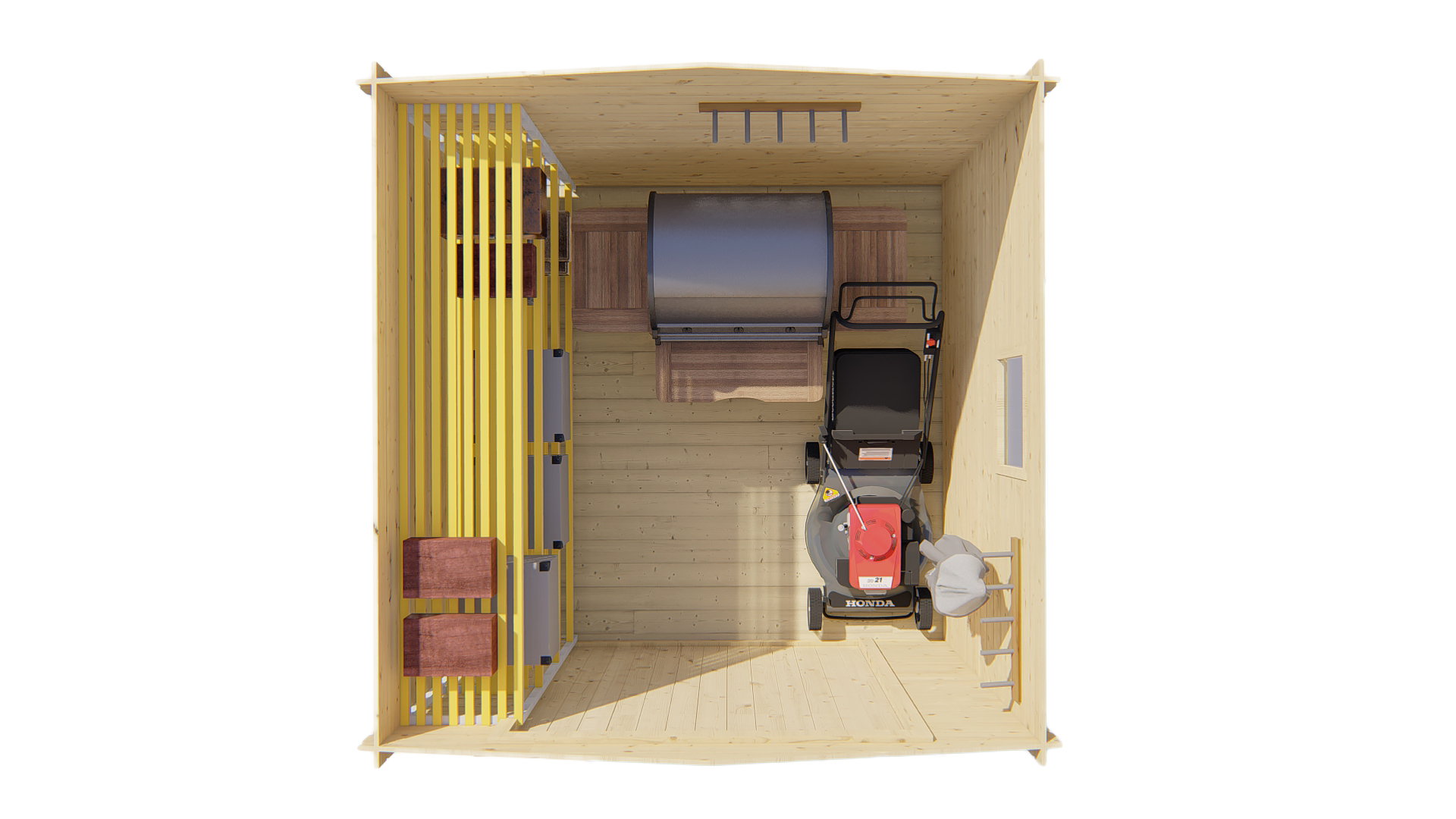 Blokhut - Tuinhuis Valery | 19 mm | vuren Red Class Wood geïmpregneerd