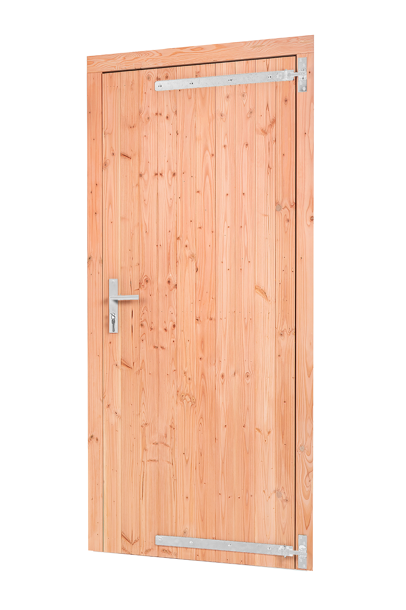 Red Class Wood enkele dichte deur, RD Enkele deur B1000 x H2050 mm buitenmaat (rvs / verzinkt beslagset)