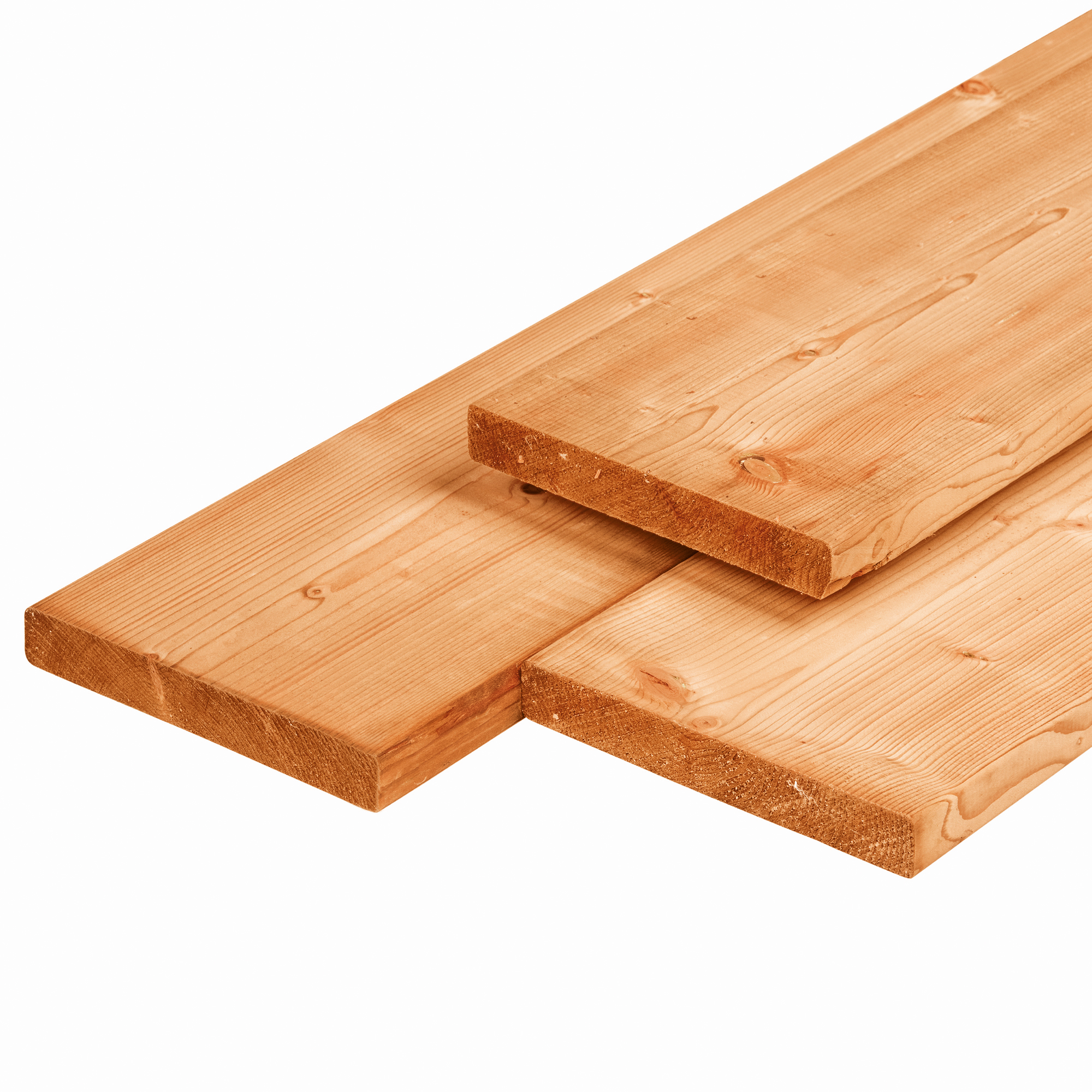 Red Class Wood ME vuren vlonderplank 2,8 x 19,5 x 300 cm, gedroogd, geïmpregneerd, 3 zijden geschaafd, 1 zijde fijnbezaagd