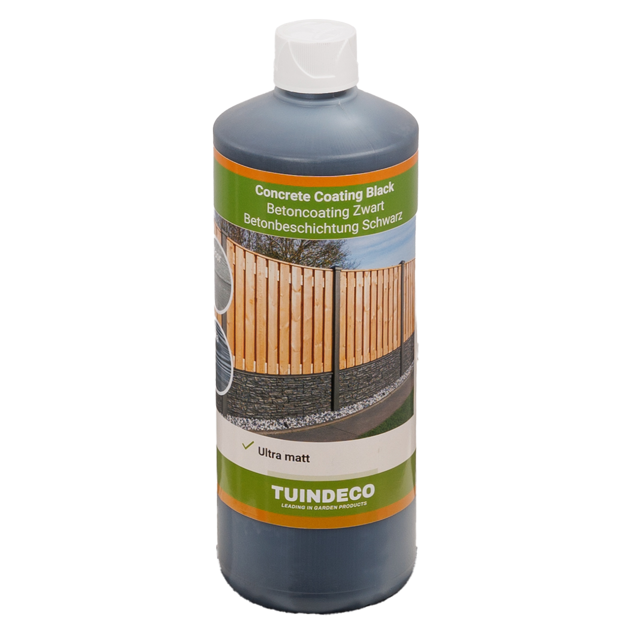 Berton© Betoncoating zwart-mat 1 ltr