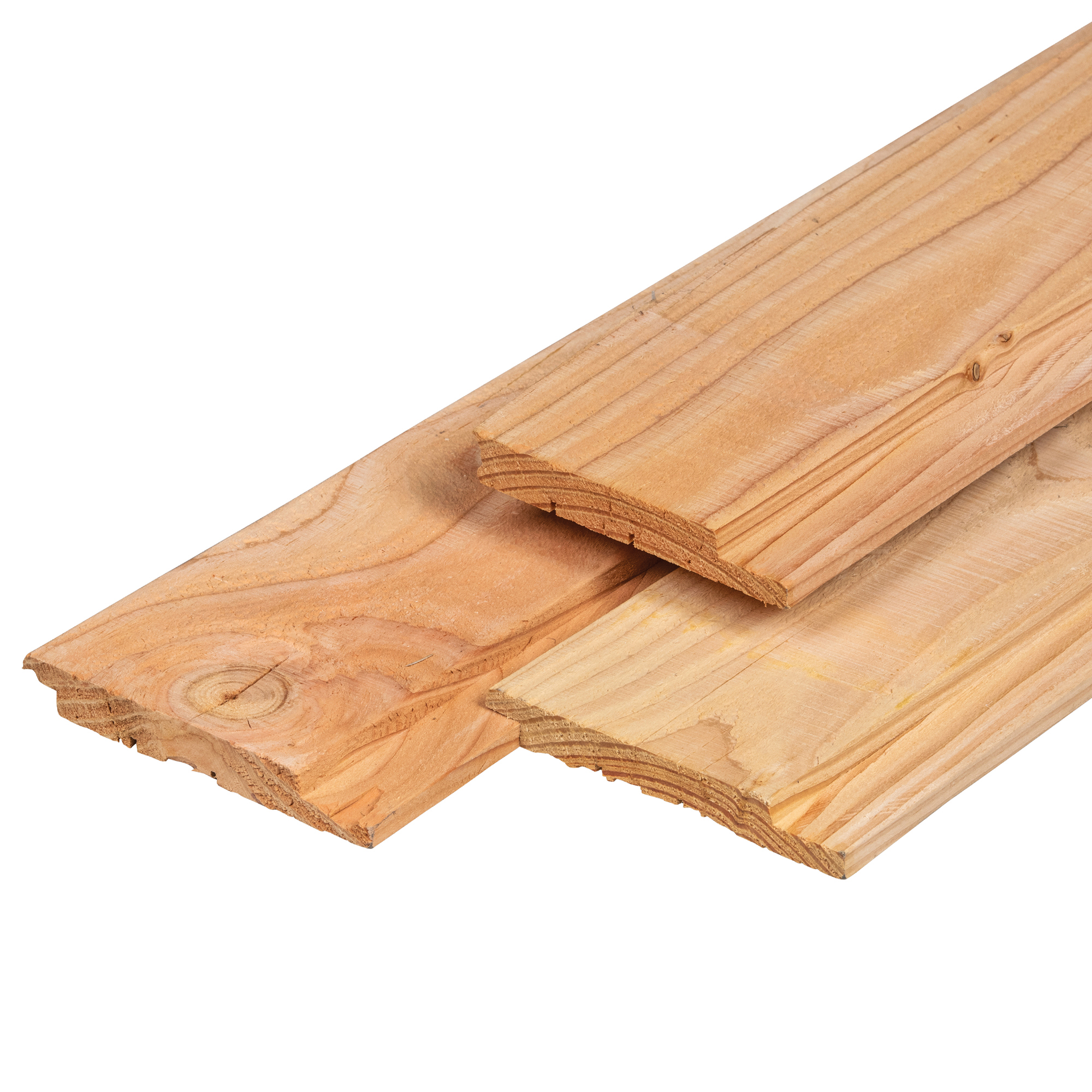 Douglas channelsiding 1,8 x 14,2 x 300 cm, gedroogd, 3 zijden geschaafd, 1 zijde fijn bezaagd Douglas channelsiding 1,8 x 14,2 x 300 cm, gedroogd, 3 zijden geschaafd, 1 zijde fijn bezaagd