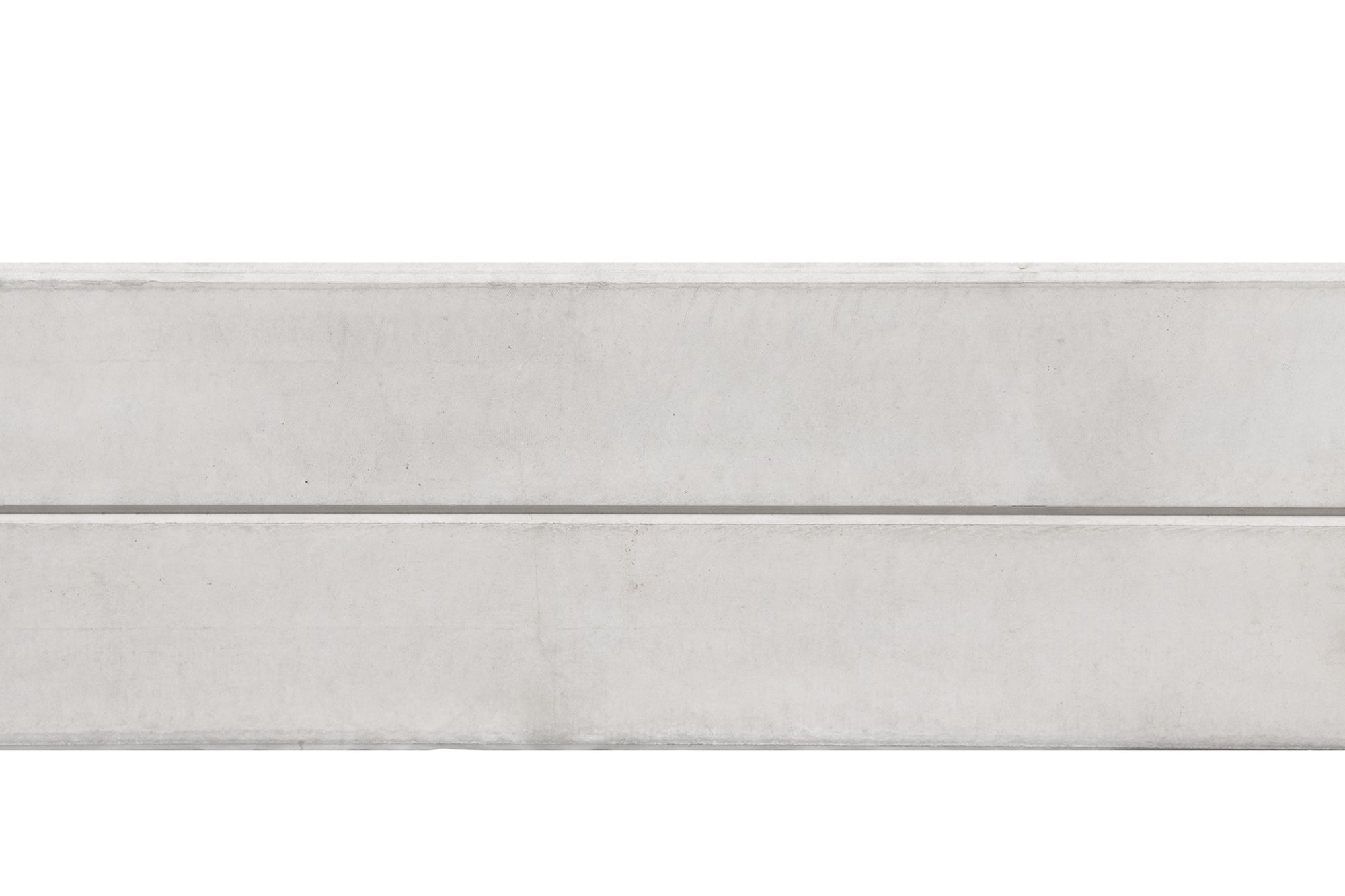 Berton Blockhüttenprofilplatte schmal, Weiß/Grau 184