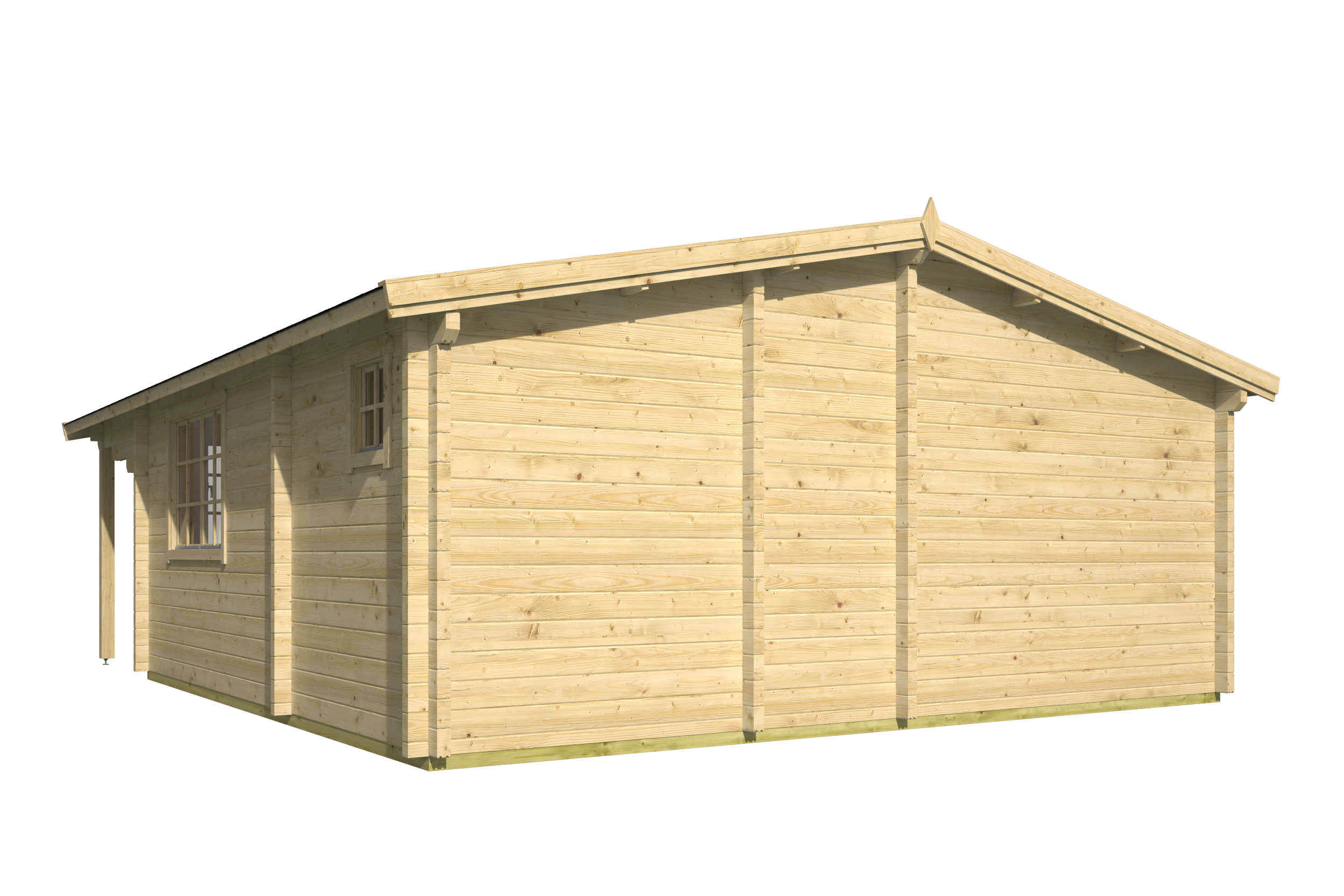 Blokhut - Tuinhuis Jackson | 70 mm | onbehandeld Blokhut - Tuinhuis Jackson | 70 mm | onbehandeld