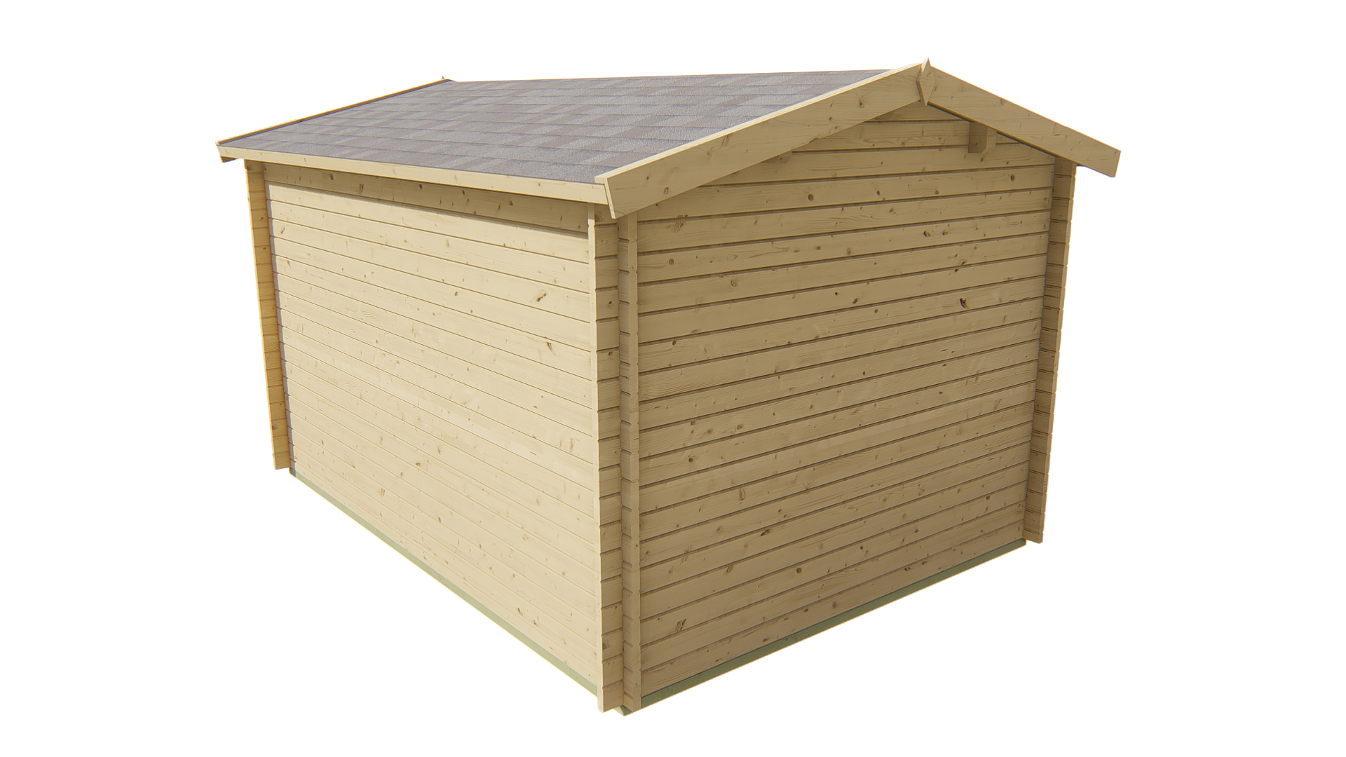 Blokhut - Tuinhuis Chloe | 40 mm | vuren grijs geïmpregneerd Blokhut - Tuinhuis Chloe | 40 mm | vuren grijs geïmpregneerd
