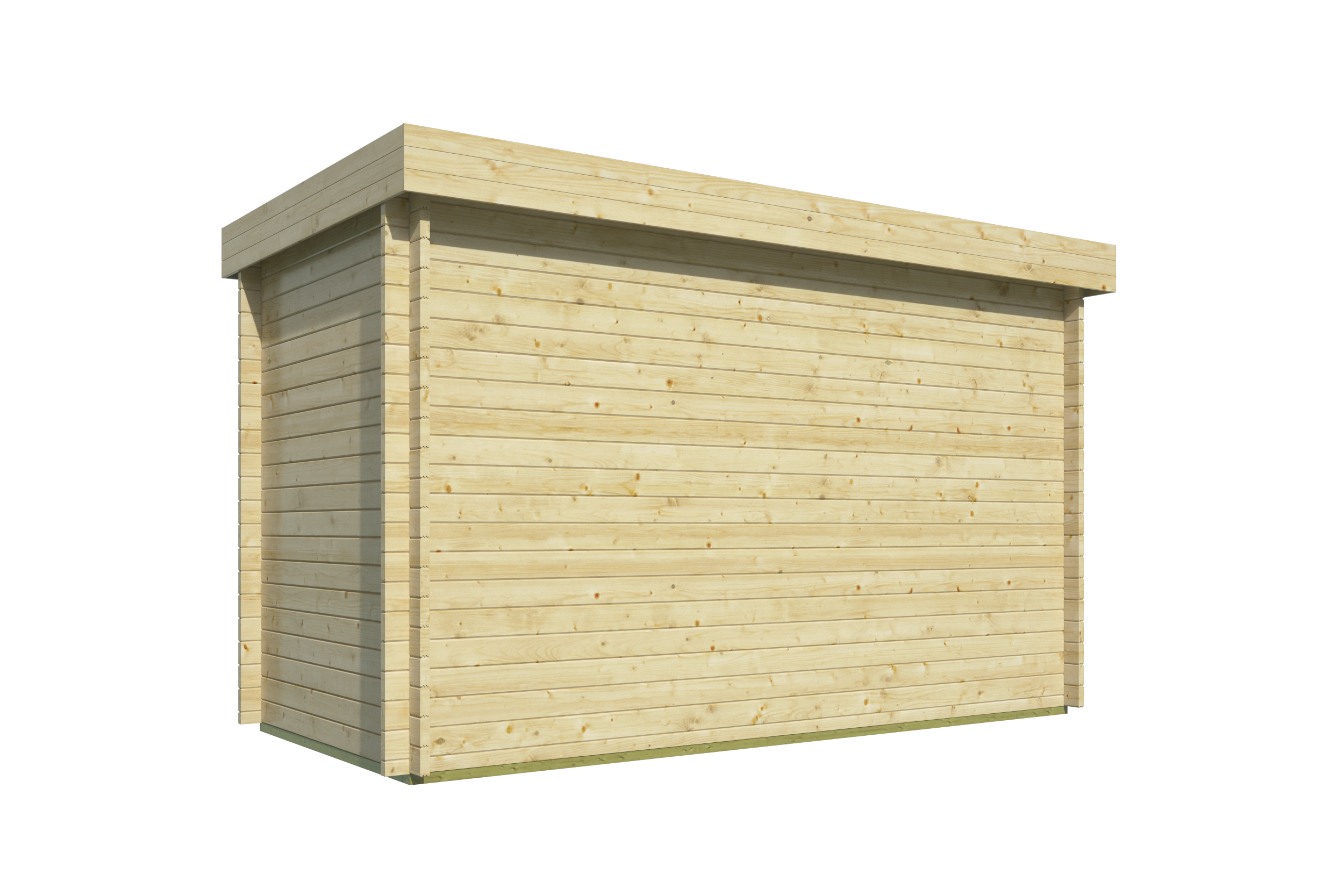 Gartenhaus Harriot, 40 mm, silbergrau imprägniert