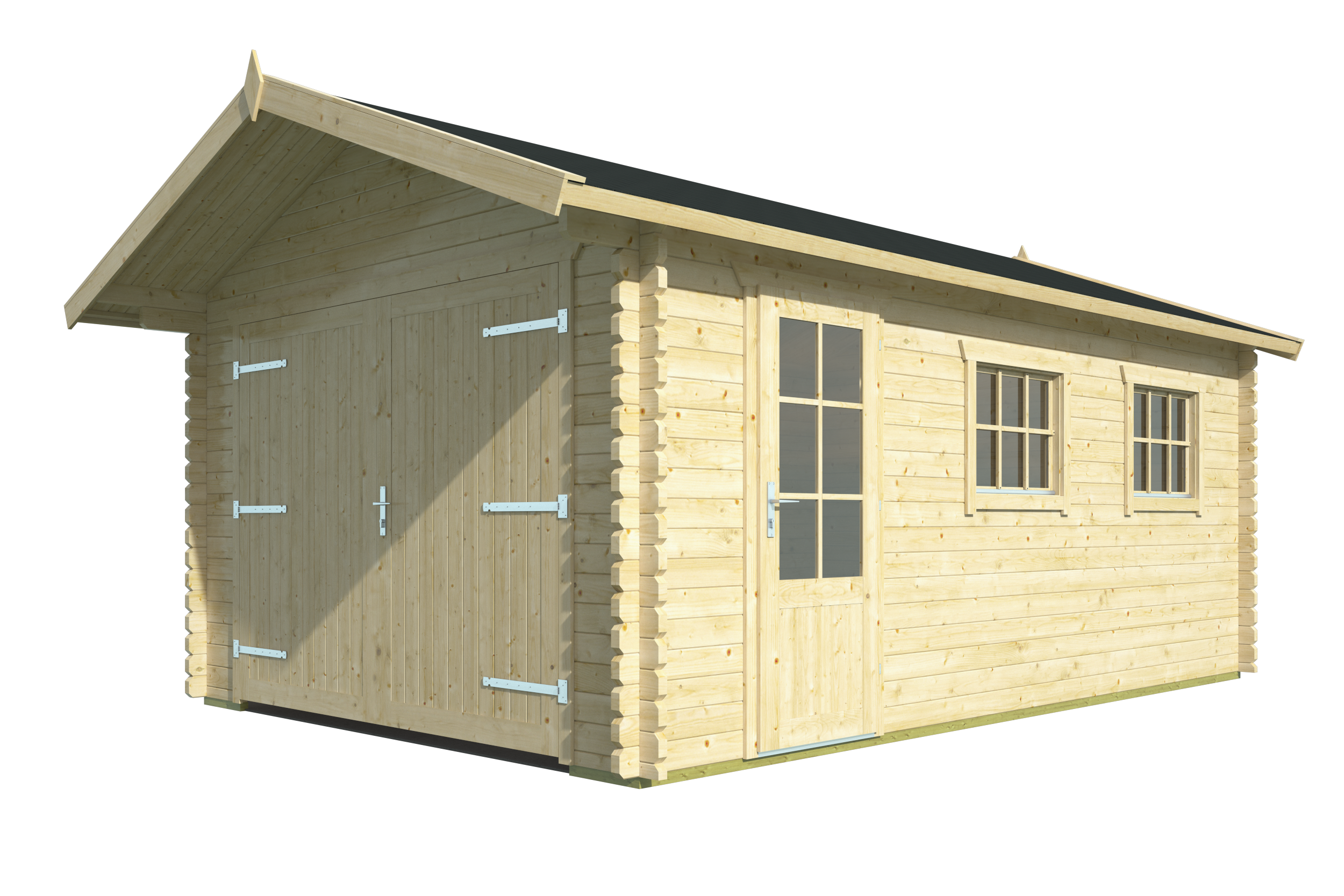 Garage Geir | 44 mm | vuren Red Class Wood geïmpregneerd Garage Geir | 44 mm | vuren Red Class Wood geïmpregneerd