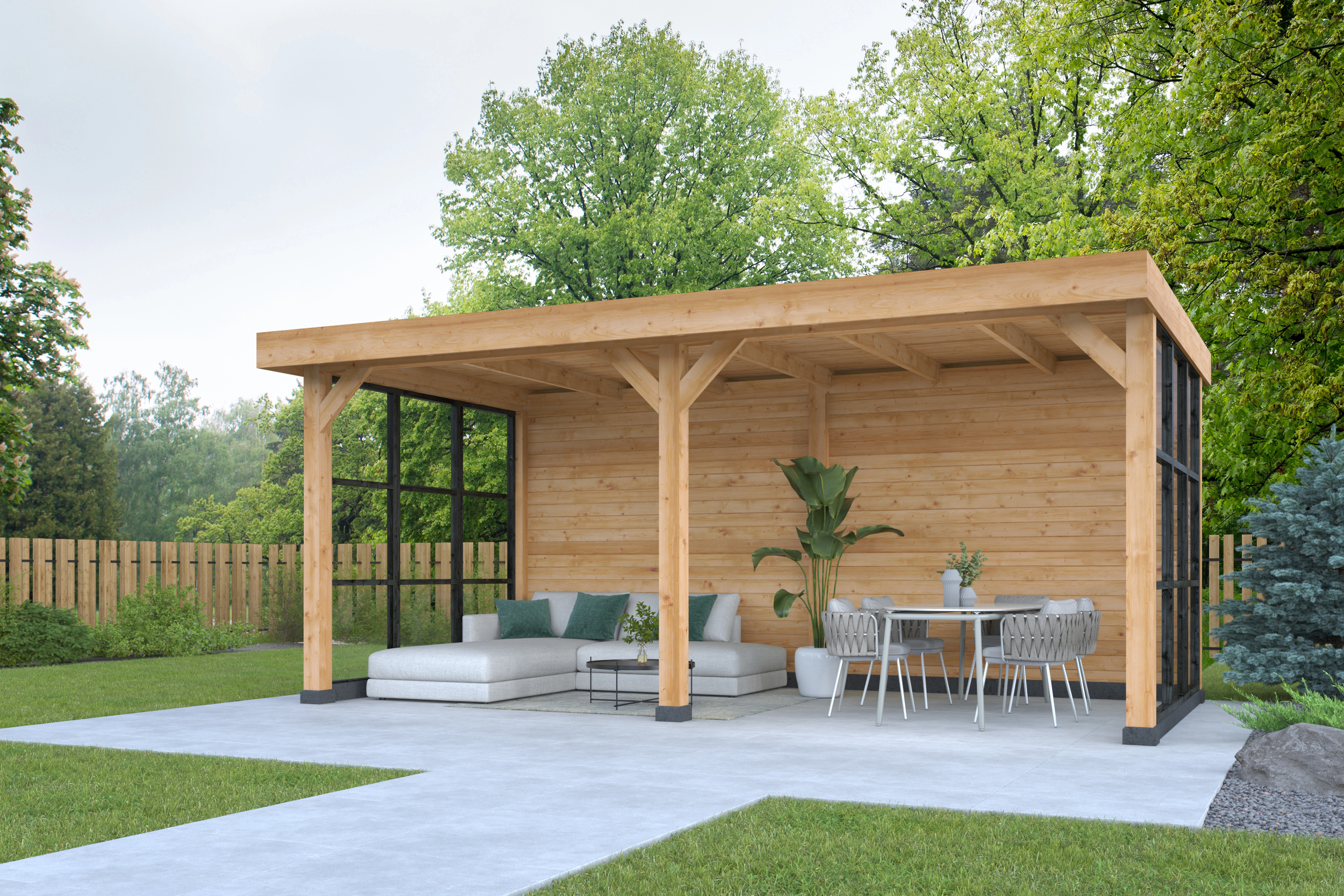 DHZ Plat dak Dalfsen Douglas 600 x 300 cm