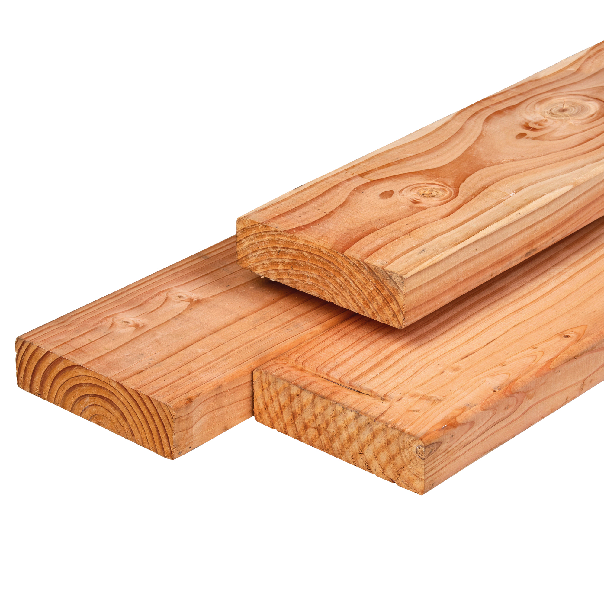 Douglas ligger 4,5 x 16,0 x 300 cm, gedroogd, geschaafd, 4 ronde hoeken