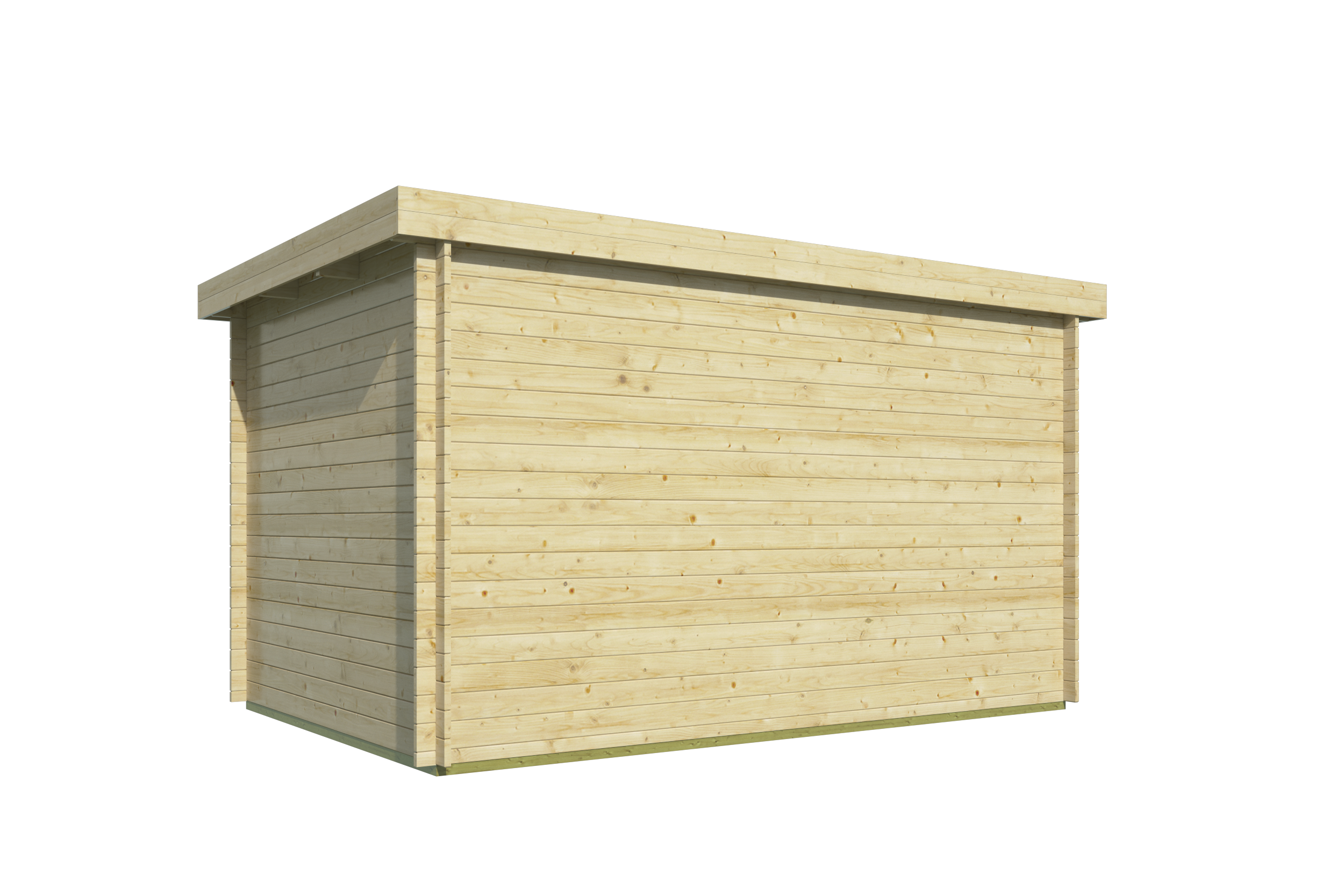 Blokhut - Tuinhuis Ulmod | 28 mm | grijs geïmpregneerd Blokhut - Tuinhuis Ulmod | 28 mm | grijs geïmpregneerd
