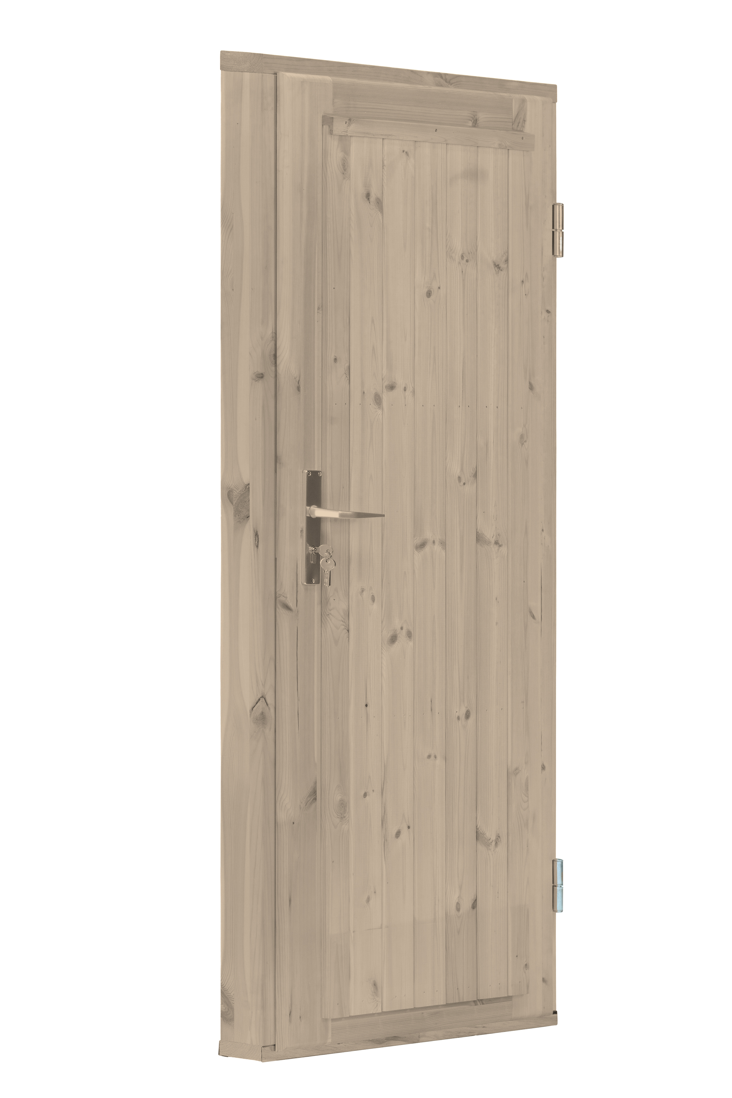Deur enkel DL10 RS vuren 90,5 x 196 cm | grijs geïmpregneerd