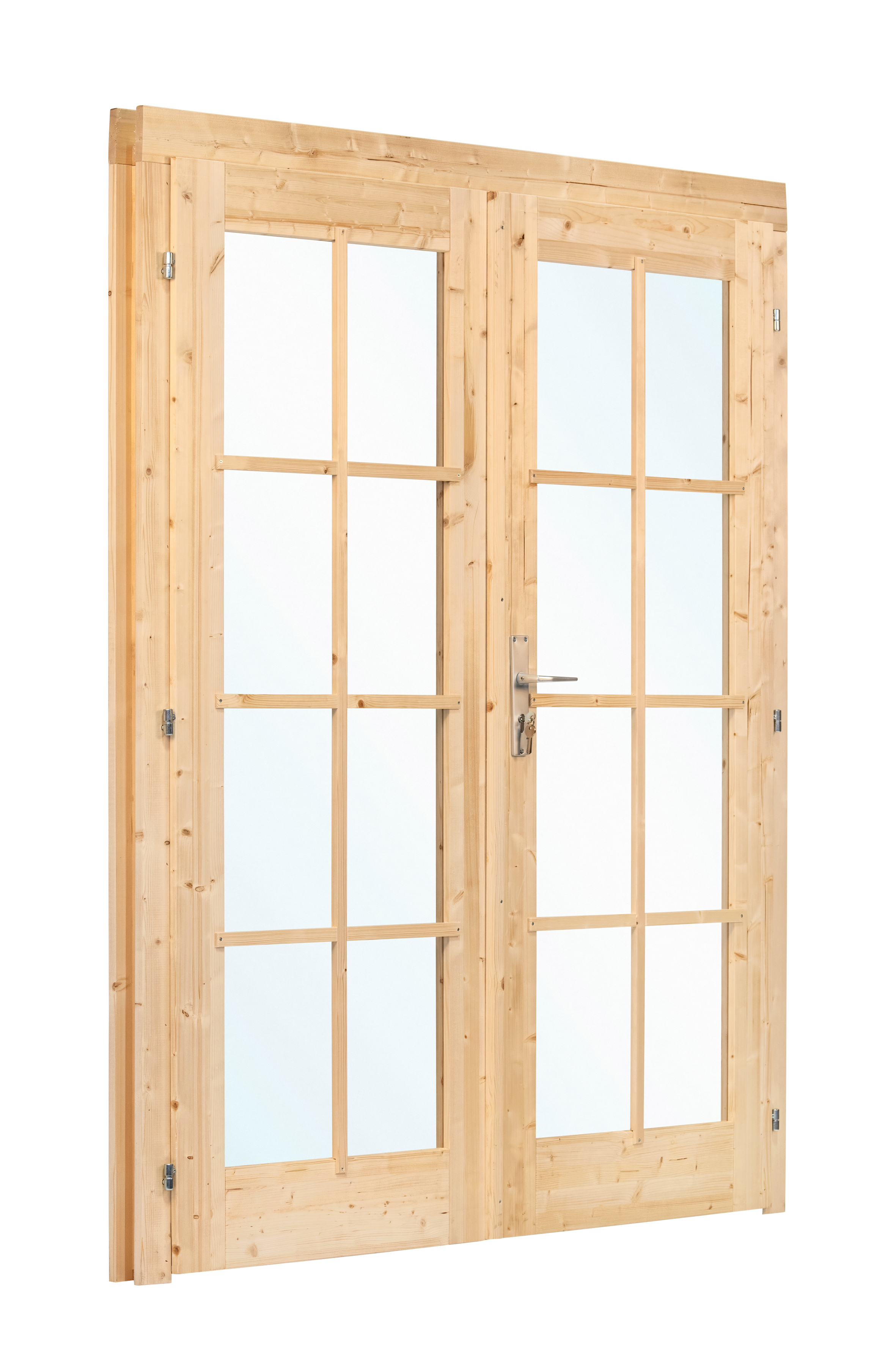 Tür doppel mit fenster D2 AR Fichten 166.5x196cm