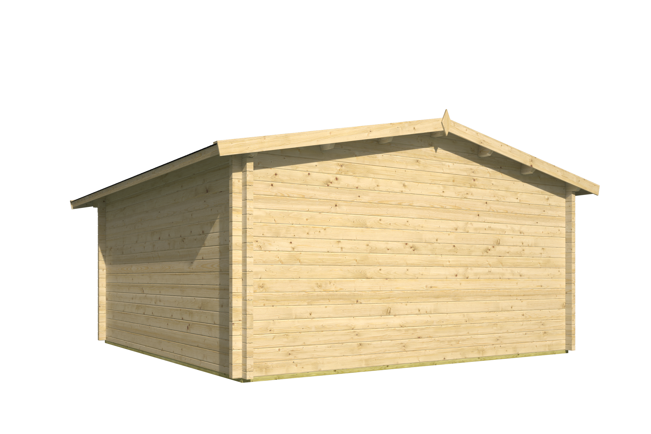 Blokhut - Tuinhuis Dingle | 70 mm | vuren honinggeel geïmpregneerd Blokhut - Tuinhuis Dingle | 70 mm | vuren honinggeel geïmpregneerd