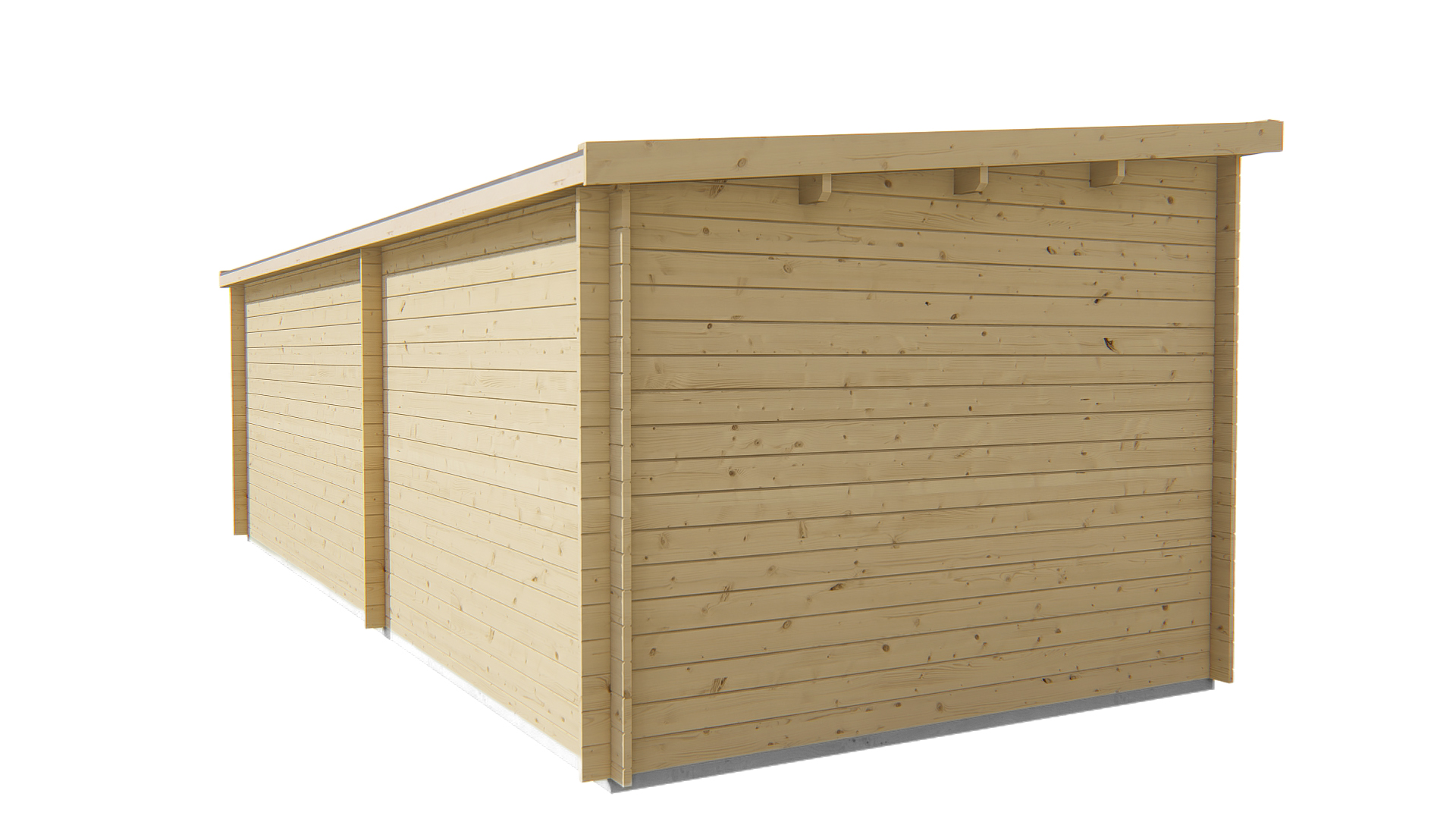 Blokhut - Tuinhuis Charlotta | 28 mm | vuren bruin geïmpregneerd Blokhut - Tuinhuis Charlotta | 28 mm | vuren bruin geïmpregneerd