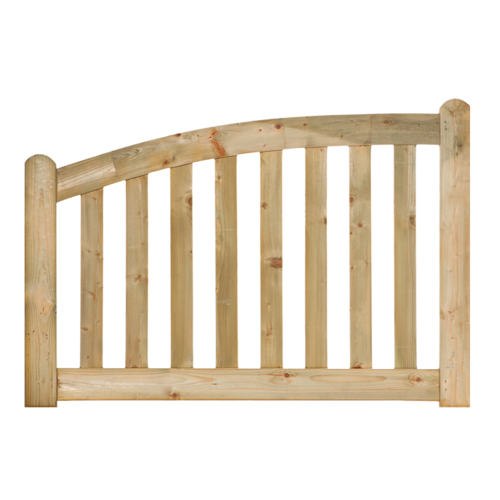 Toegangspoort de Luxe grenen groen geïmpregneerd 80>100 x 150 x 4 cm