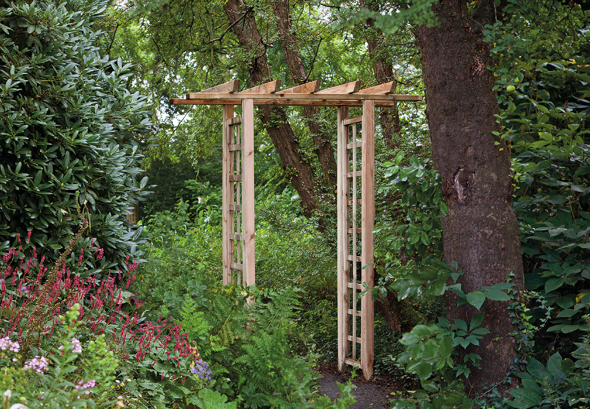 Straight Pergola Set 100x45x214