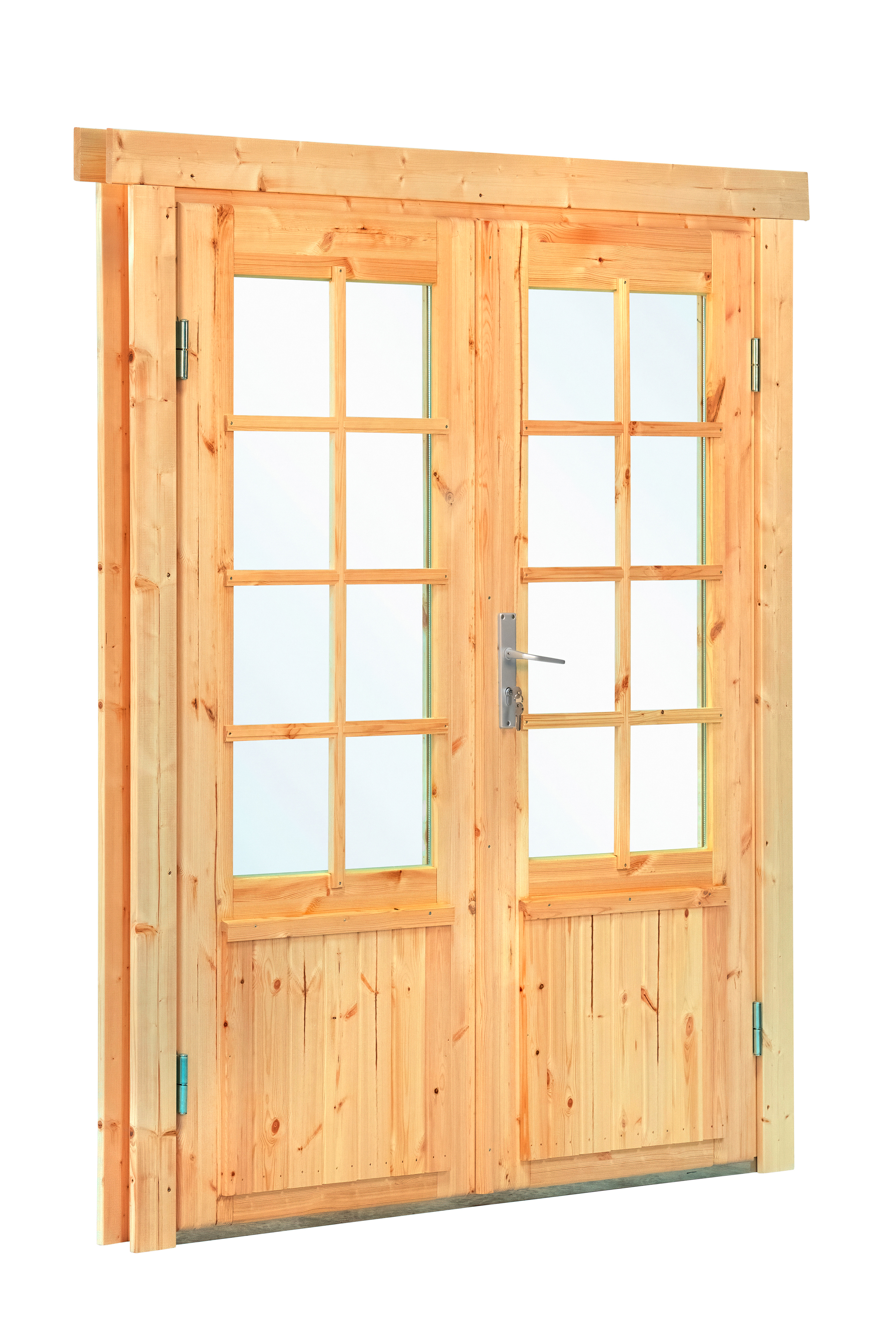 Dubbele deur+kozijn dubbel glas DL7 | Red Class Wood geïmpregneerd