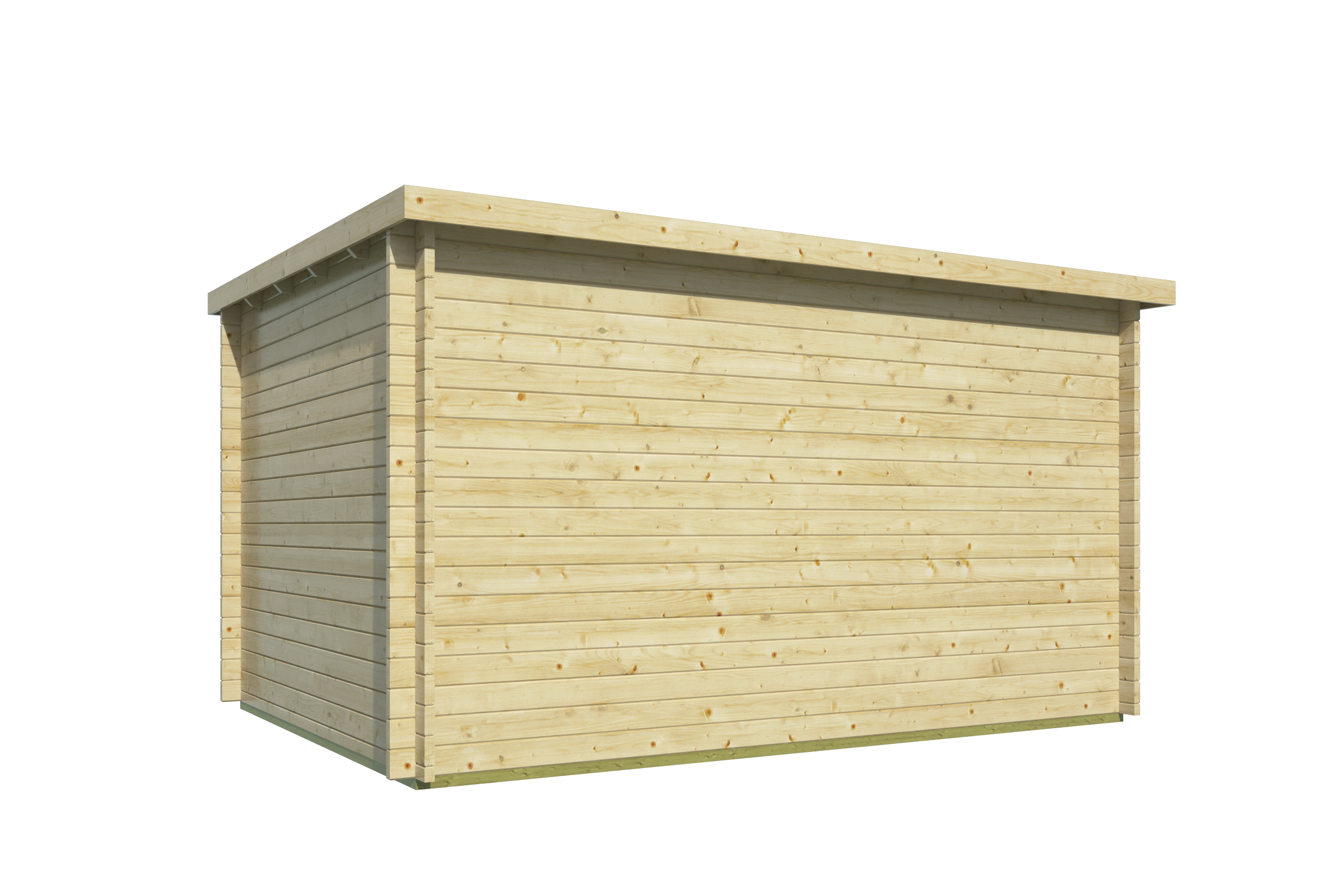 Blokhut - Tuinhuis Maggie | 40 mm | groen geïmpregneerd Blokhut - Tuinhuis Maggie | 40 mm | groen geïmpregneerd