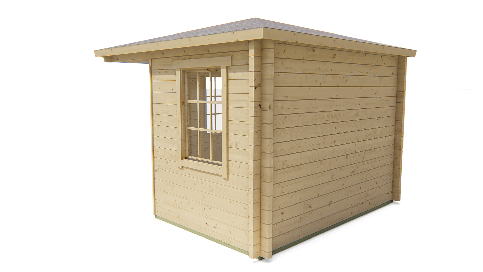 Blokhut - Tuinhuis Riina | 58 mm | onbehandeld