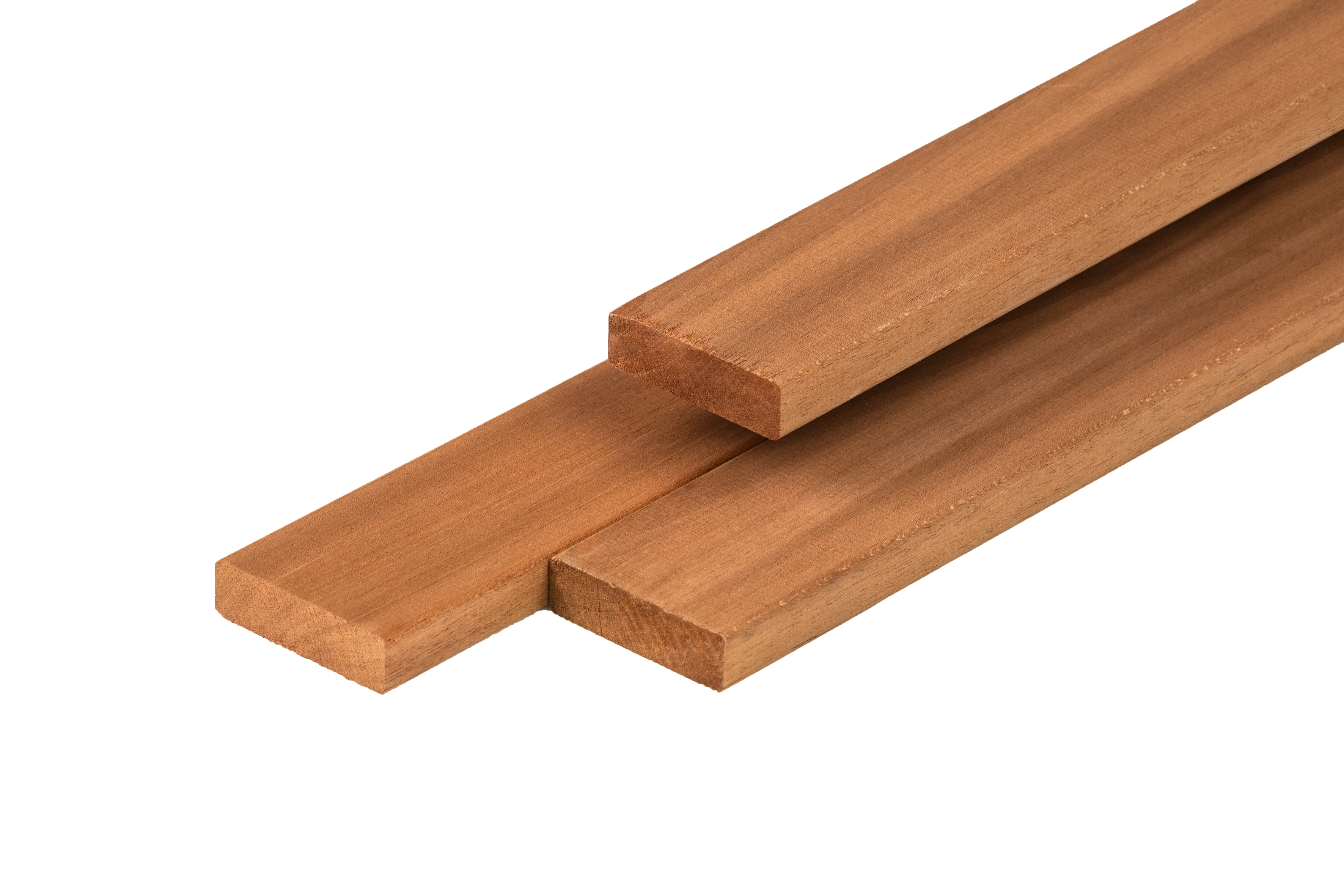 Thermoline ayous Hartholz Brett 1,8 x 6,8 x 245 cm thermisch modifiziertes, gehobelt