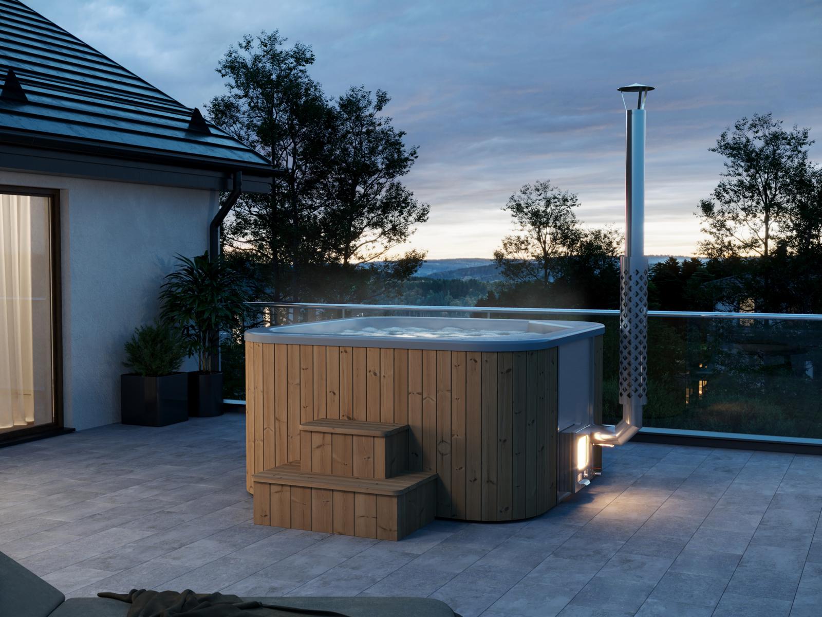 Hottub Deluxe vierkant 