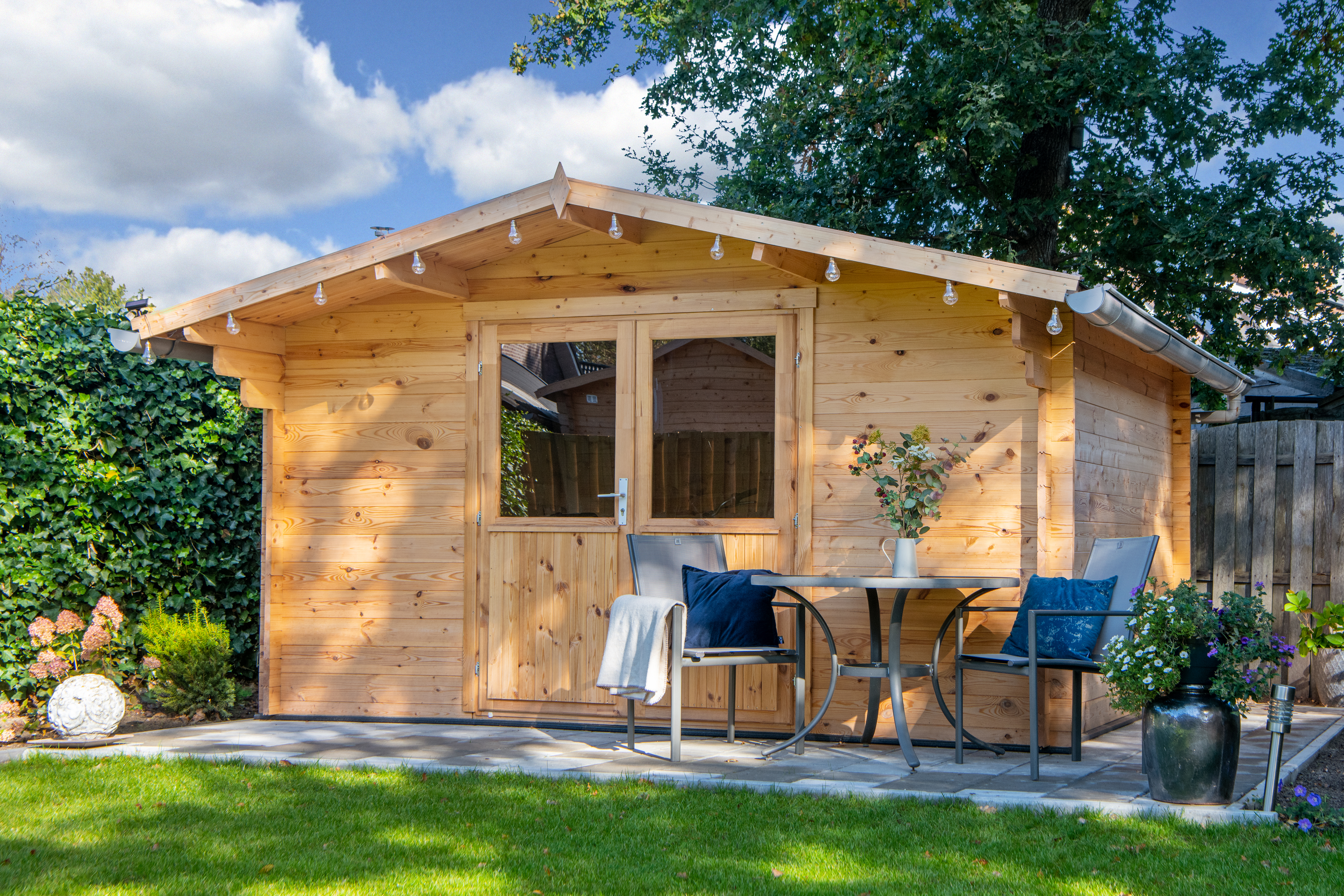 Blokhut - Tuinhuis Murcia | 34 mm | vuren Red Class Wood geïmpregneerd Blokhut - Tuinhuis Murcia | 34 mm | vuren Red Class Wood geïmpregneerd