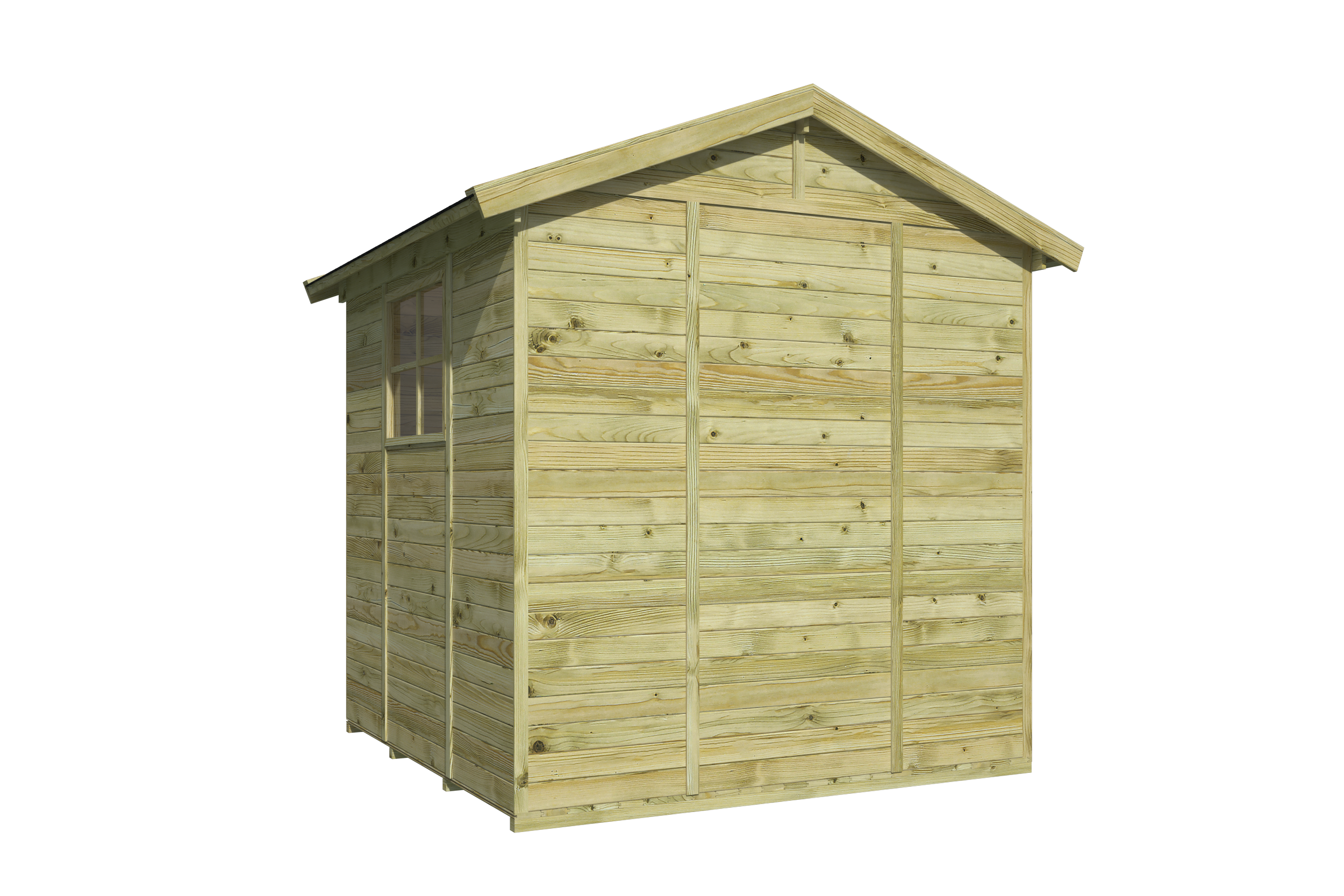 Tuinhuis Boudewijn vuren groen geïmpregneerd