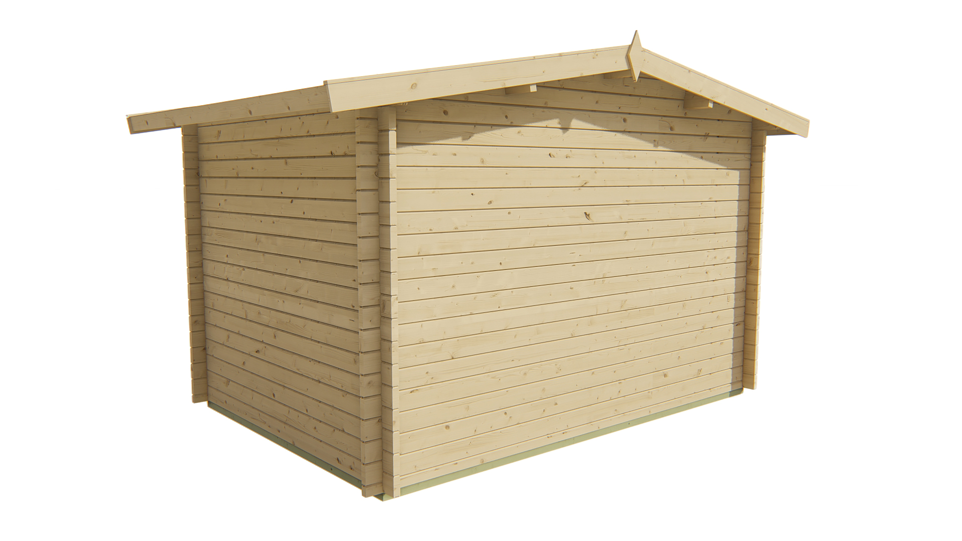 Blokhut - Tuinhuis Philip | 40 mm | vuren honinggeel geïmpregneerd Blokhut - Tuinhuis Philip | 40 mm | vuren honinggeel geïmpregneerd