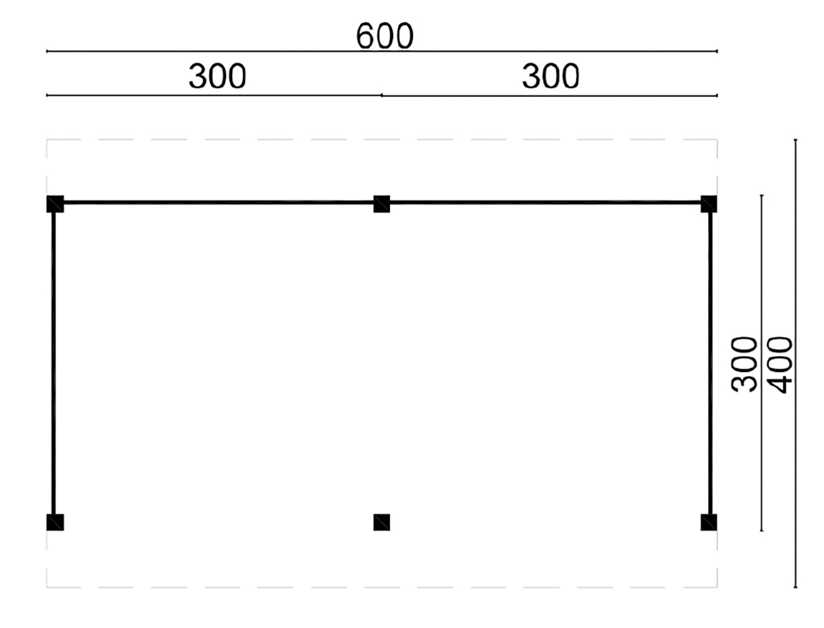 DHZ Plat dak Dalfsen Douglas 600 x 300 cm