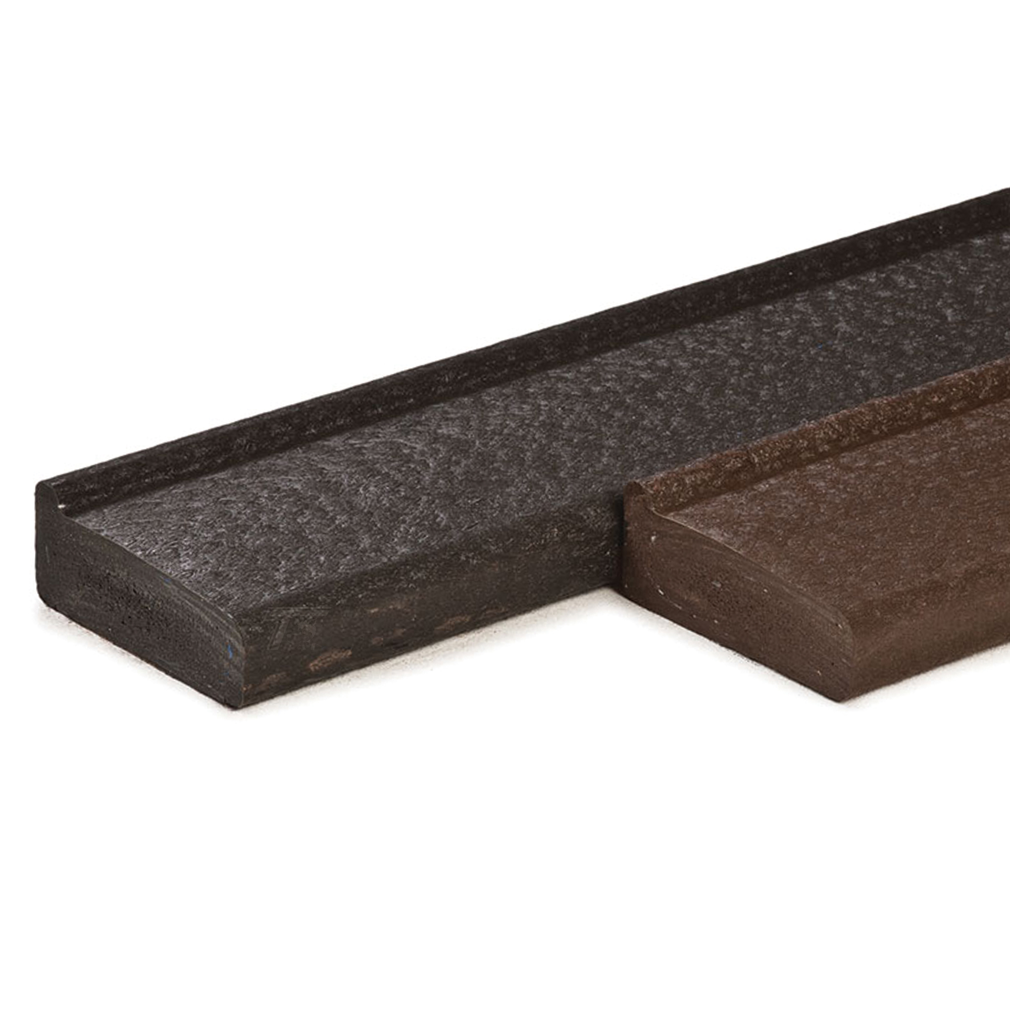 Product image high resolution (main image) Kunststoff-Fundamentbalken 3,5 x 8,8 x 300 cm, mit Abfluss