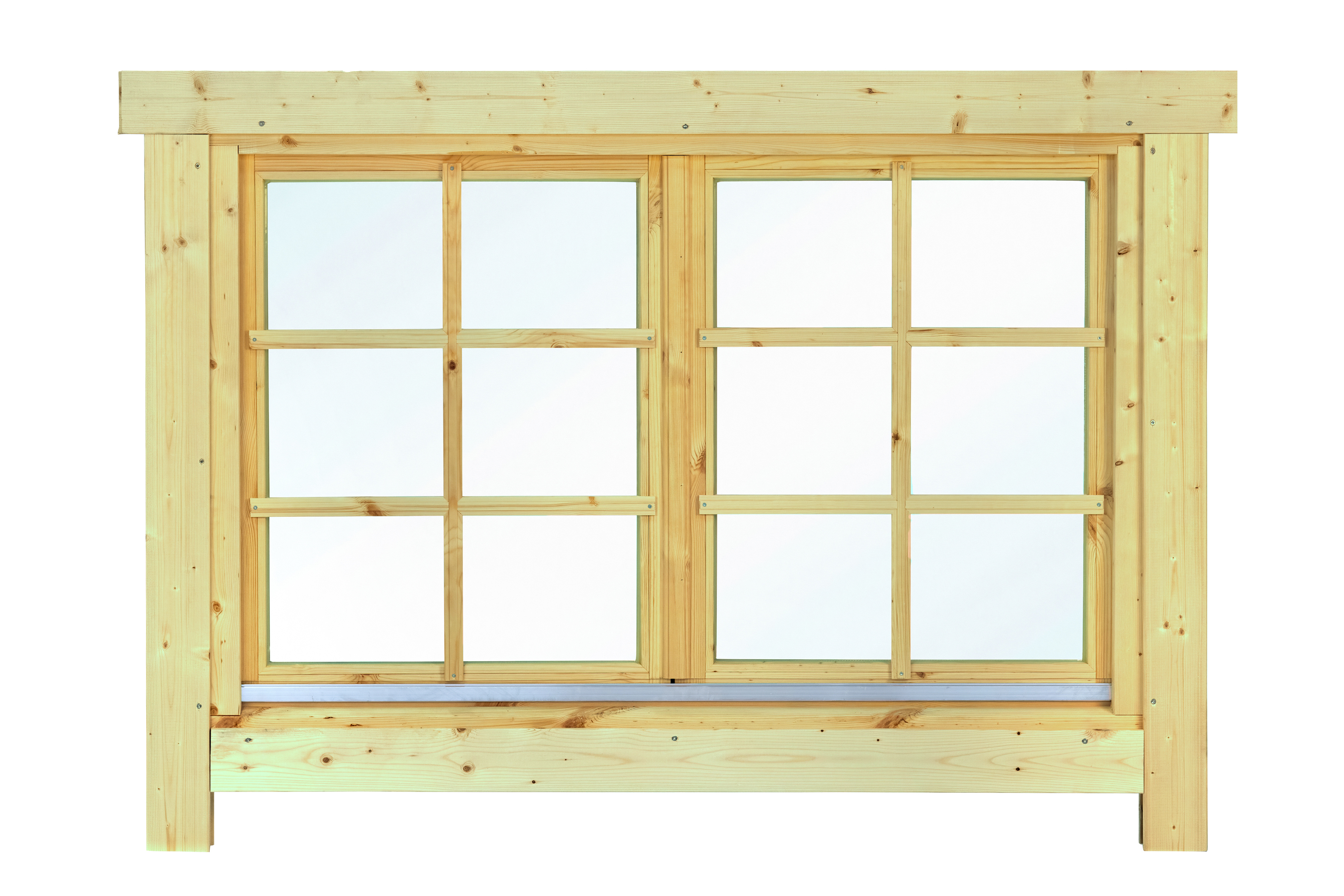 Draai- /kiepraam dubbel L3 vuren 153 x 105,1 cm | groen geïmpregneerd
