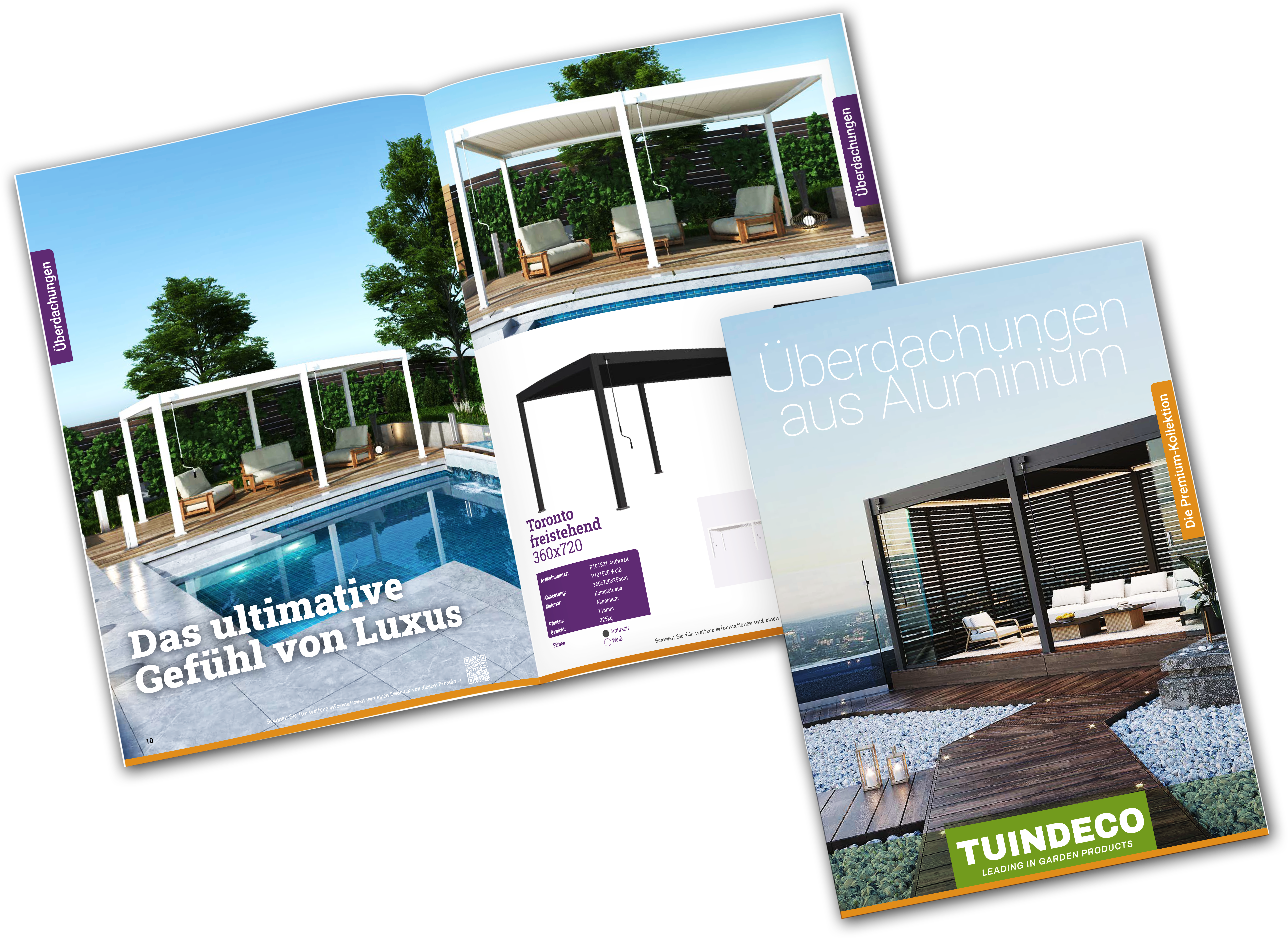 Aluminium-Vordächer Katalog (Deutsch)