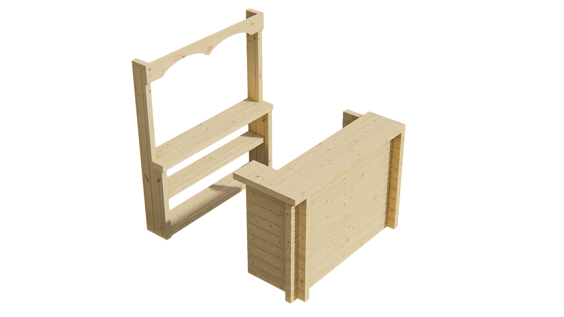 Ansichten Bar | 44mm | unbehandelt