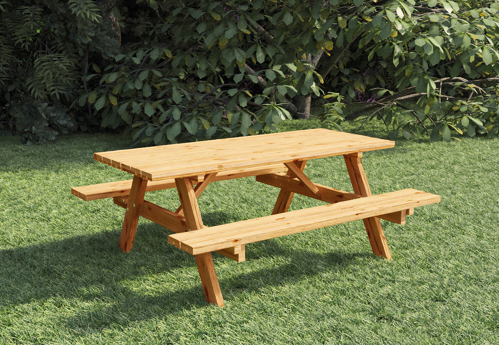 Picnic table basic | spruce | brown impregnated | 180cm