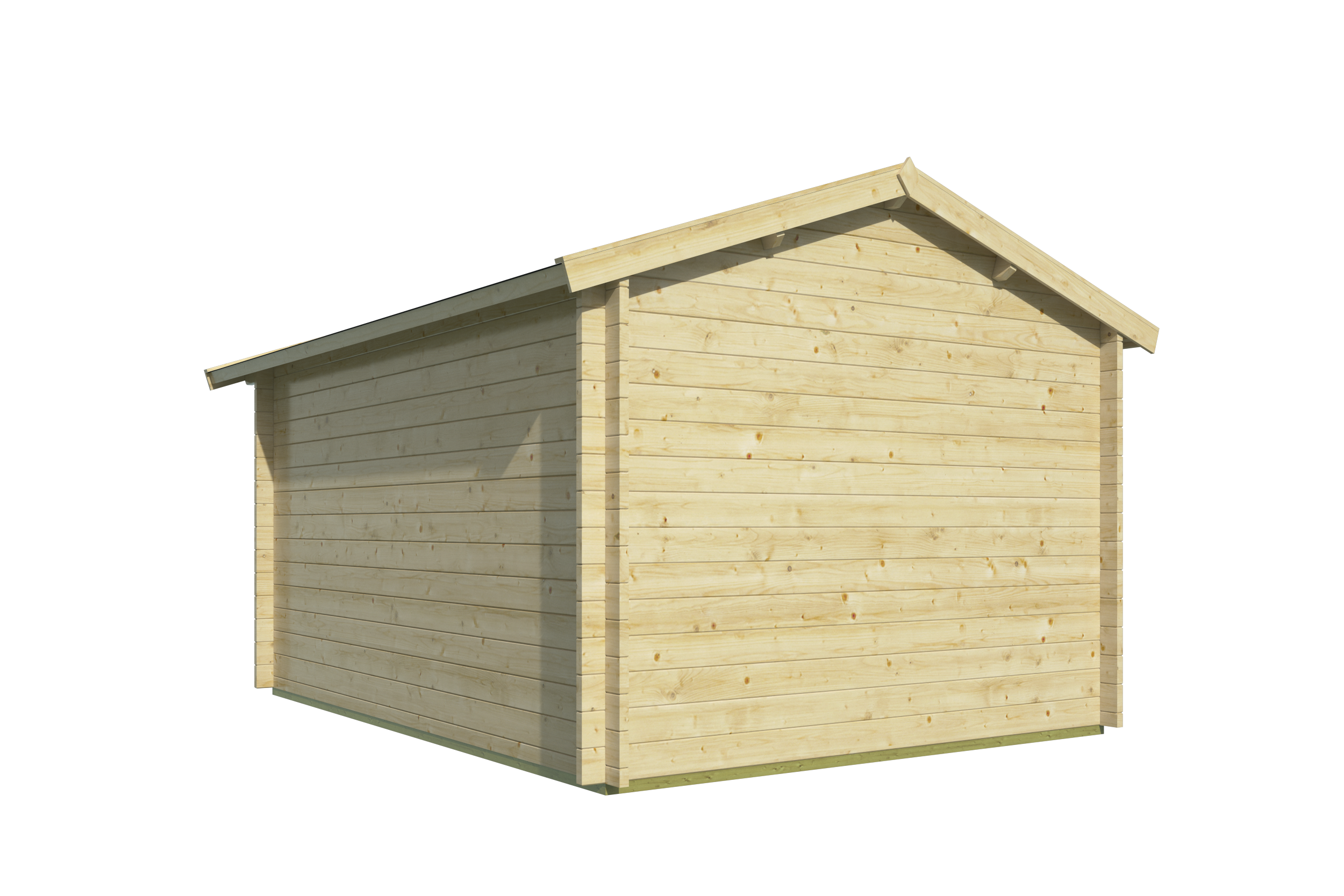 Blokhut - Tuinhuis Peggie | 40 mm | bruin geïmpregneerd Blokhut - Tuinhuis Peggie | 40 mm | bruin geïmpregneerd