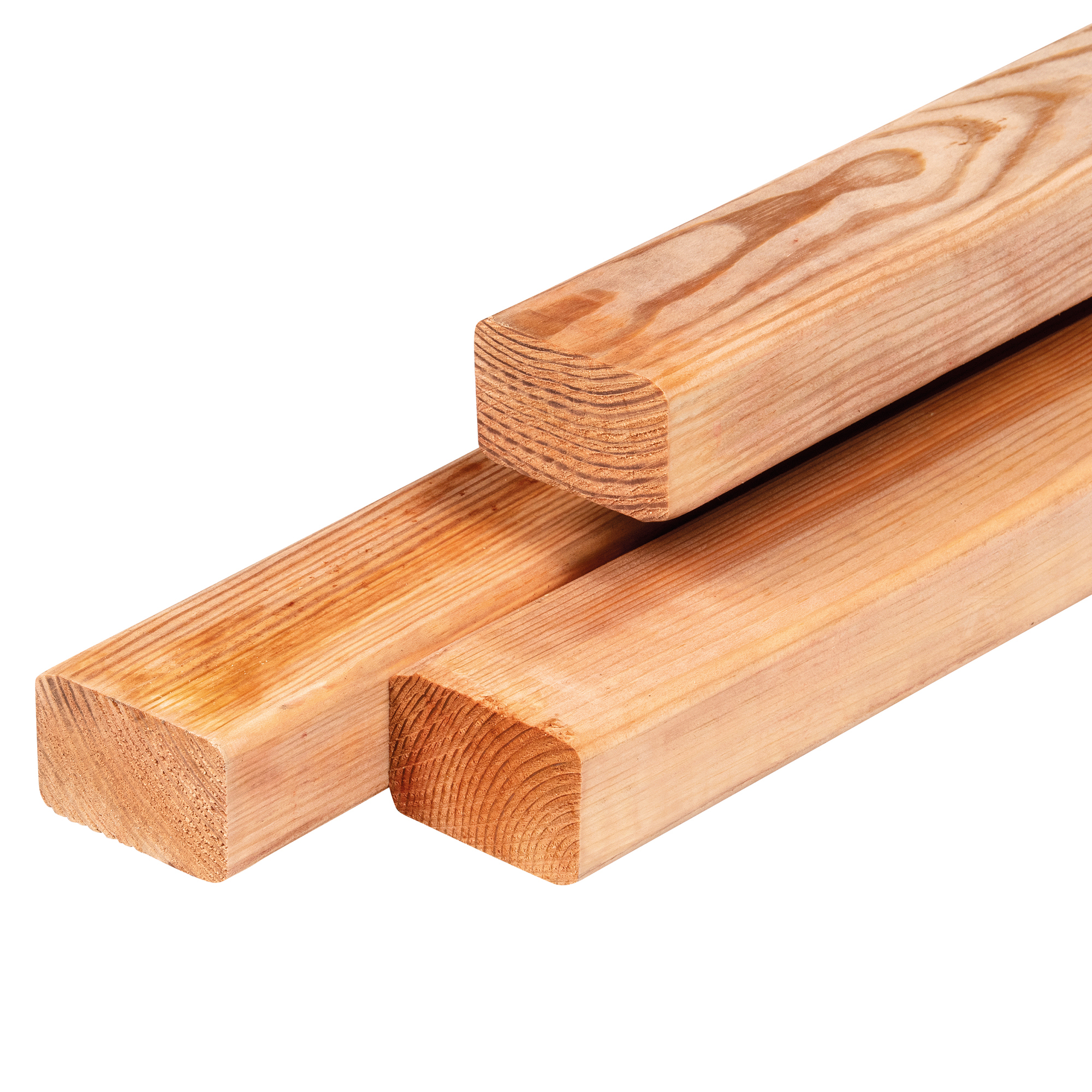 Red Class Wood ME vuren regel 4,5 x 7,0 x 300 cm, gedroogd, geïmpregneerd, geschaafd, 4 ronde hoeken
