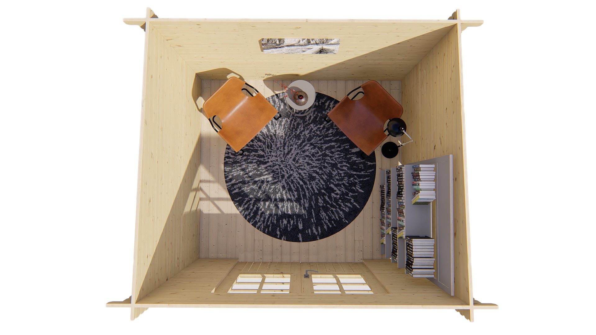 Blokhut - Tuinhuis Mila | 28 mm | vuren Red Class Wood geïmpregneerd Blokhut - Tuinhuis Mila | 28 mm | vuren Red Class Wood geïmpregneerd