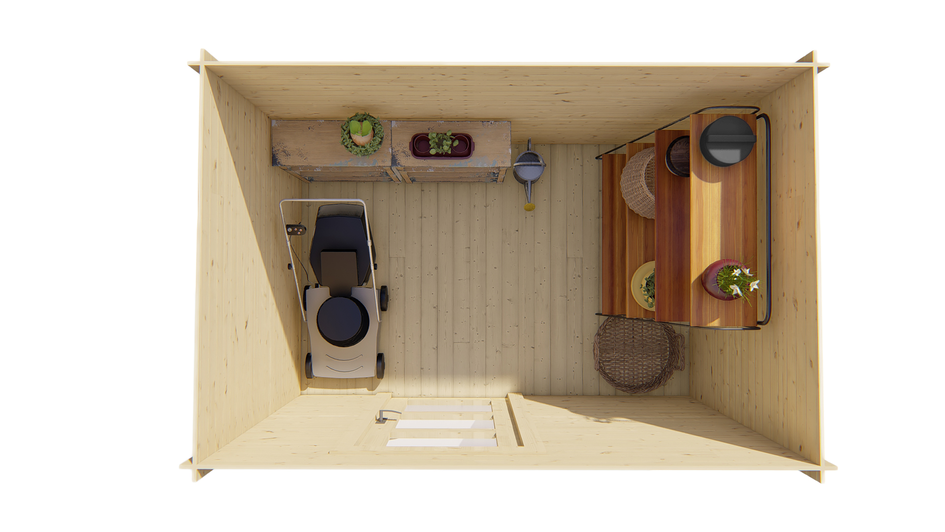 Blokhut - Tuinhuis Novalie | 19 mm | vuren Red Class Wood geïmpregneerd Blokhut - Tuinhuis Novalie | 19 mm | vuren Red Class Wood geïmpregneerd