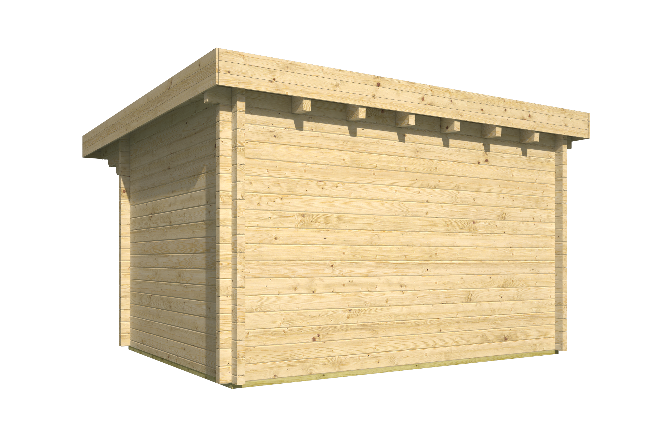 Blokhut - Tuinhuis Whitegate | 70 mm | onbehandeld Blokhut - Tuinhuis Whitegate | 70 mm | onbehandeld