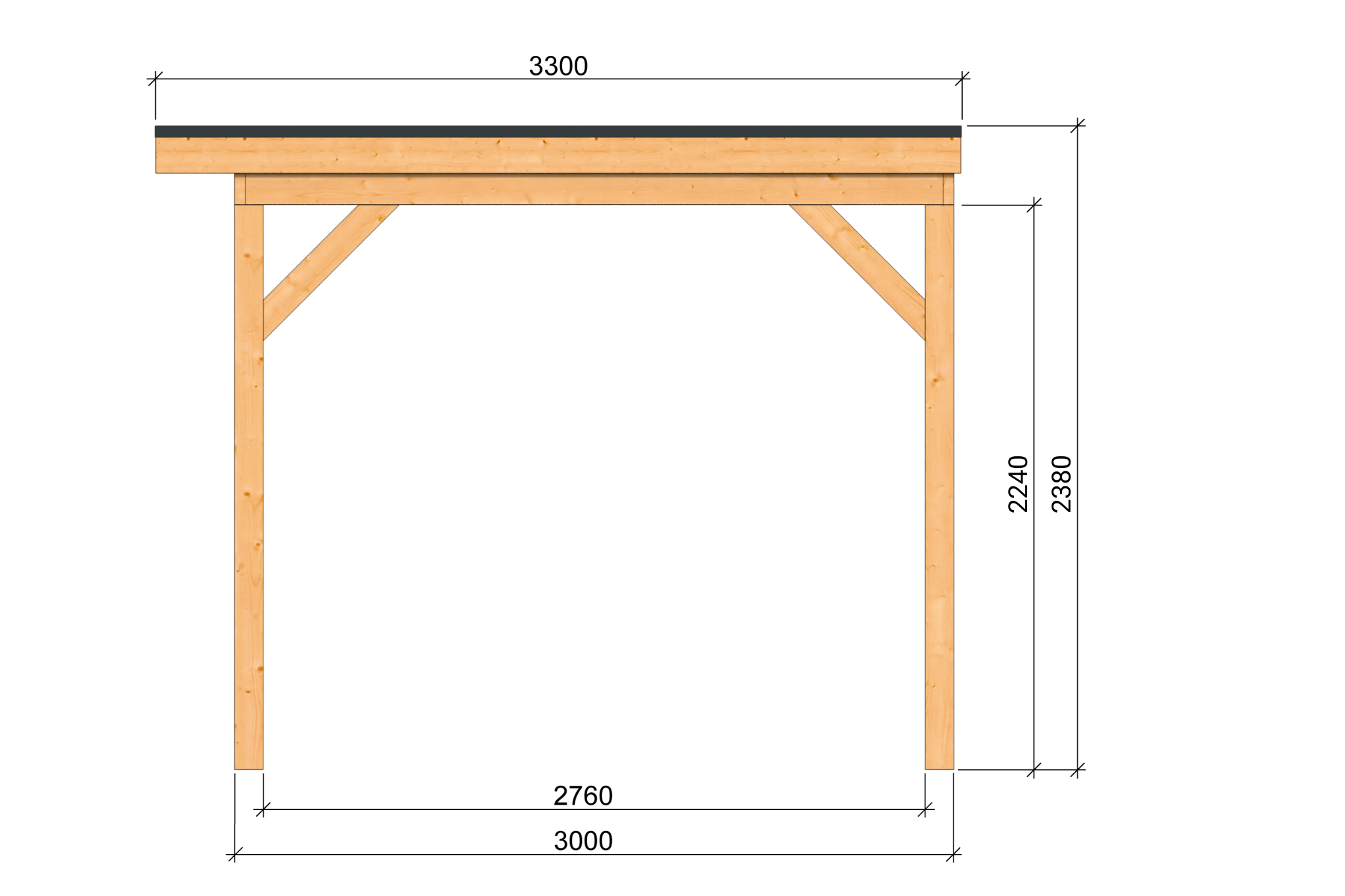 DHZ Zoutelande Red Class Wood 400 x 330 cm