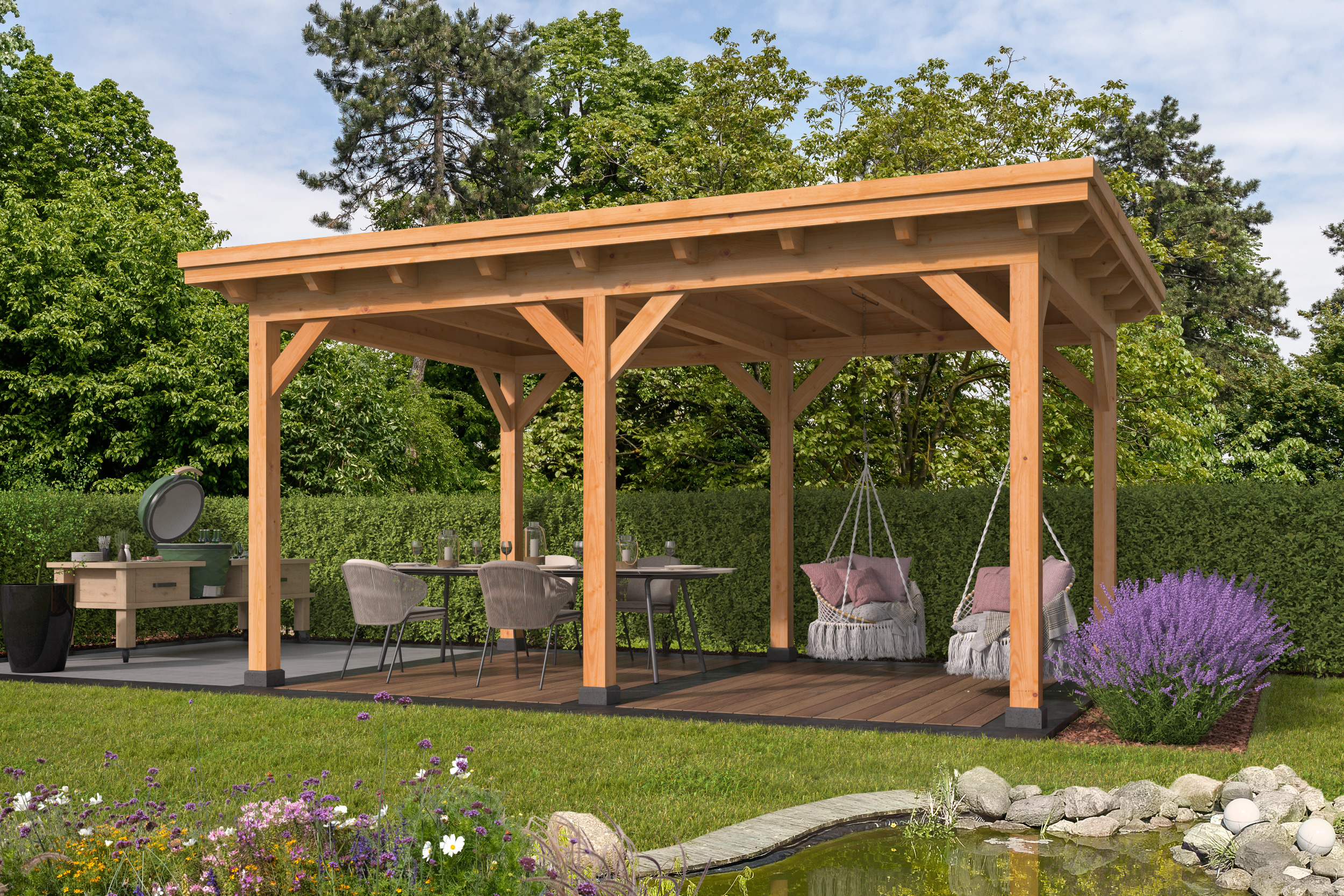 Red Class flat roof XL