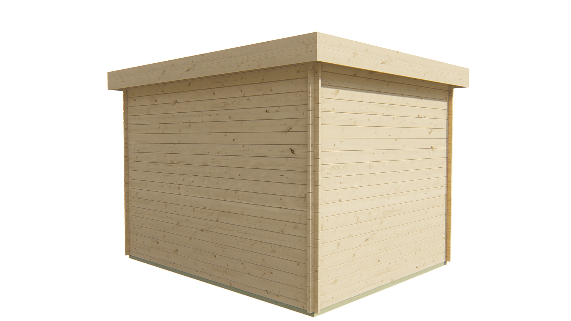 Blokhut - Tuinhuis Hypermodern | 28 mm | vuren honinggeel geïmpregneerd Blokhut - Tuinhuis Hypermodern | 28 mm | vuren honinggeel geïmpregneerd