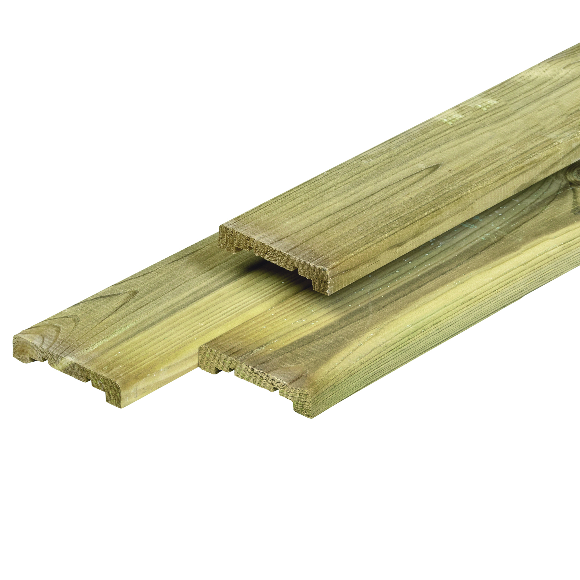 Grenen afdekkap 1,7 x 8,8 x 183 cm, vers, groen geïmpregneerd, geschaafd