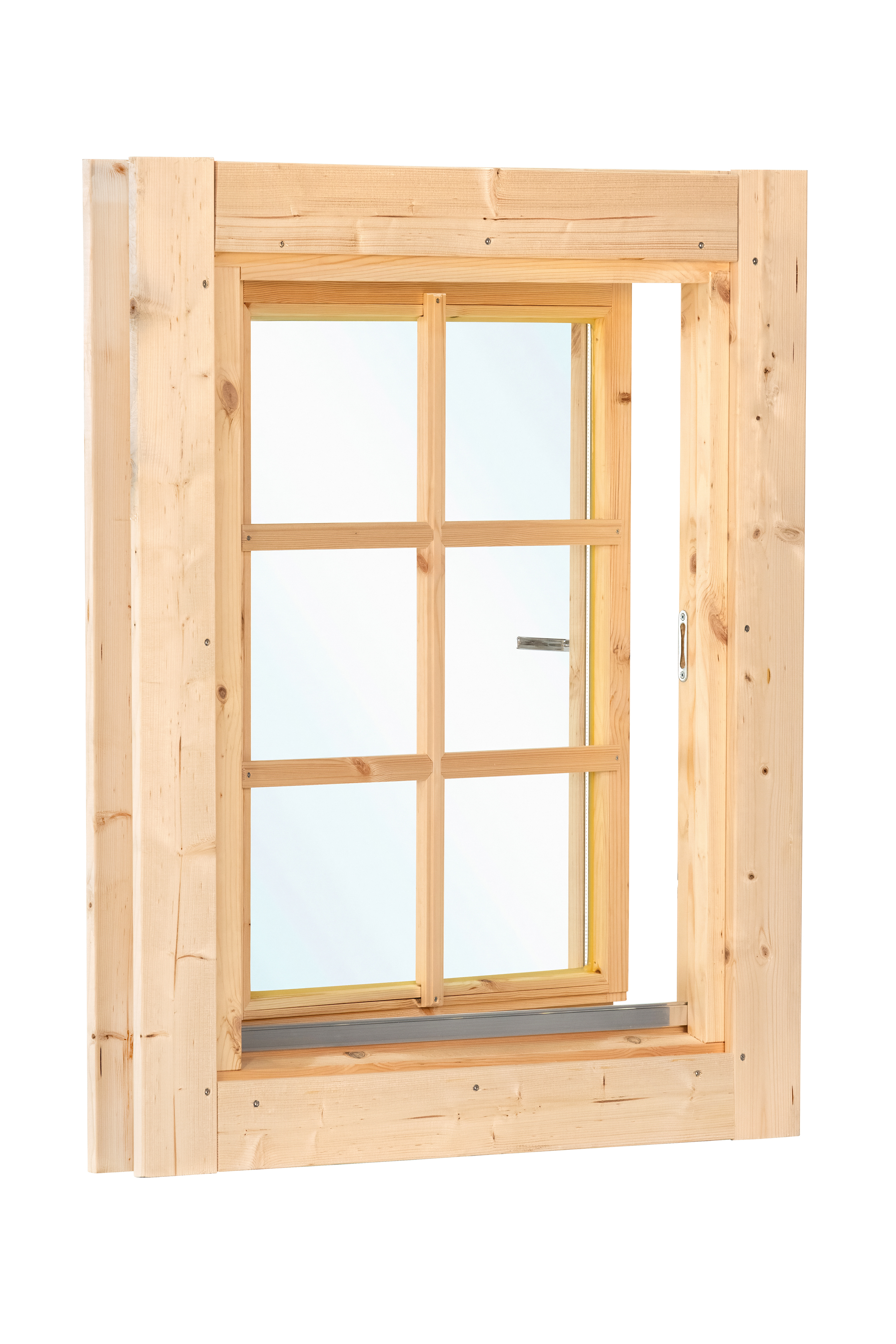 Draai- /kiepraam enkel L4 vuren 84x105.1cm