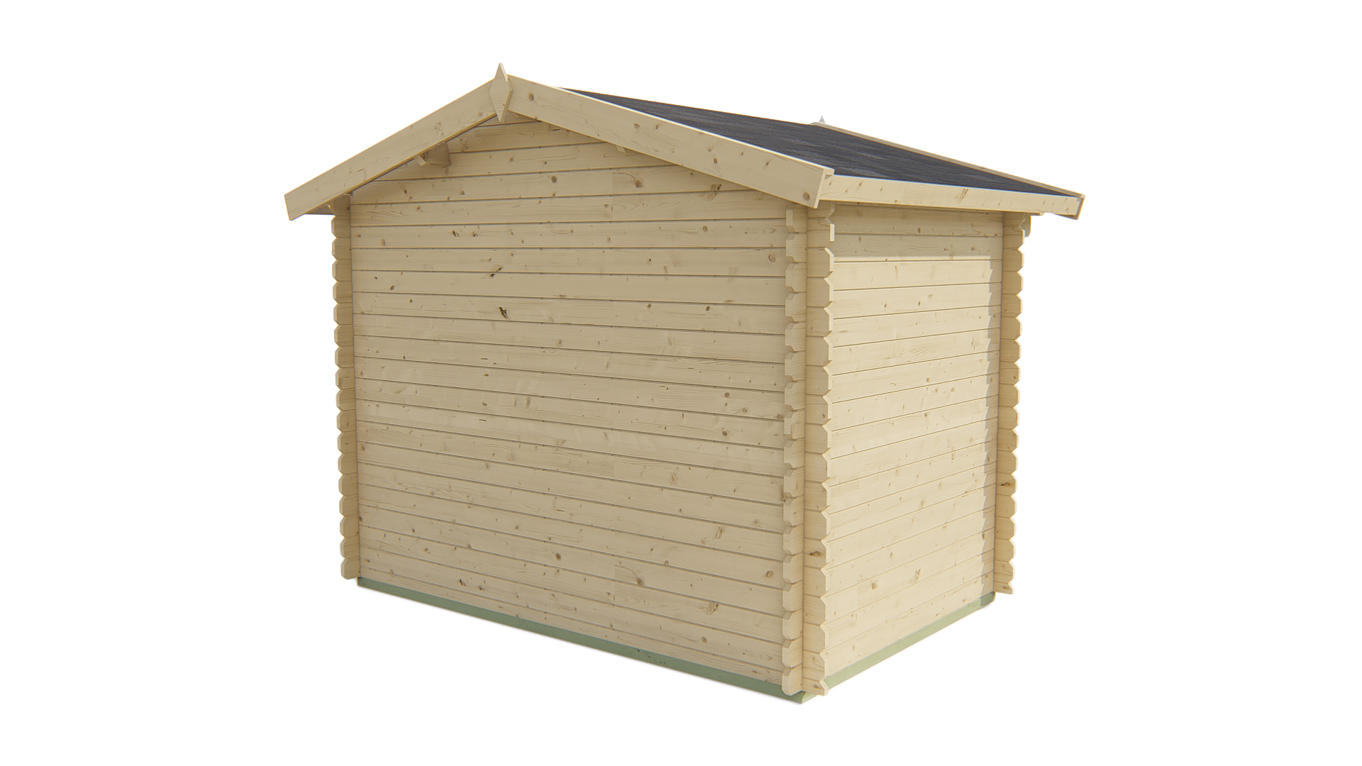 Anja Garden Shed - Log Cabin | 28mm | untreated