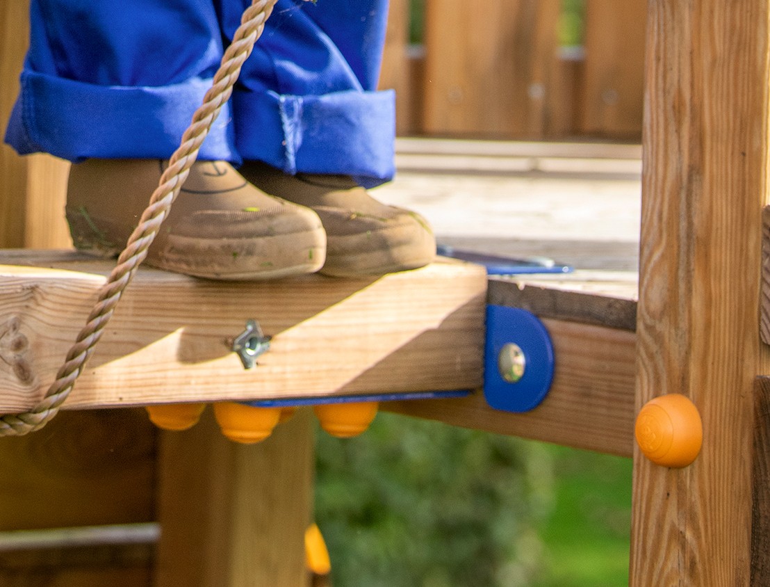 Anbau-Kletterwand für Spielturm Bausatz Wall
